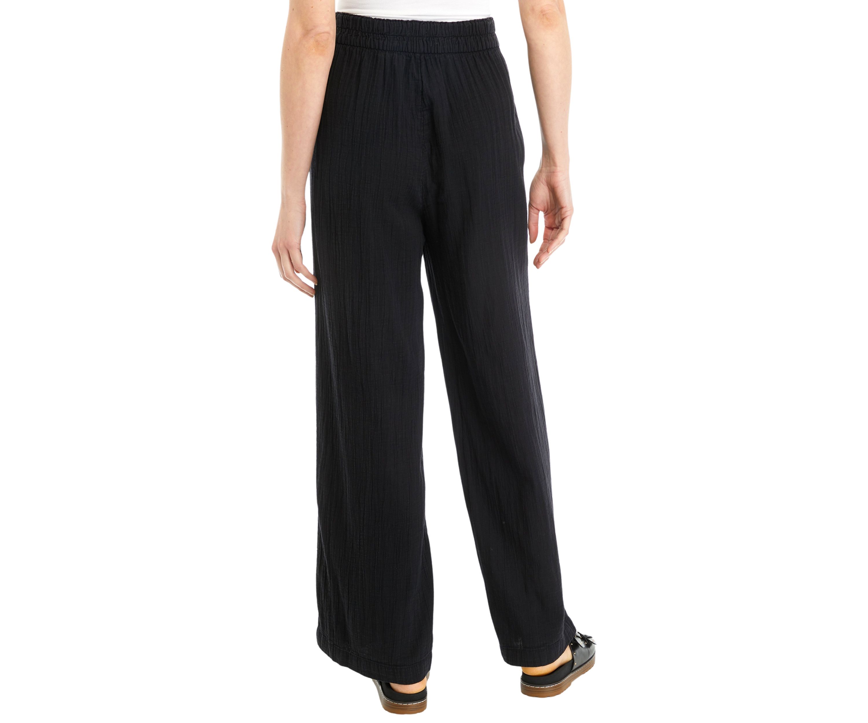Pull On Wide Leg Pants 