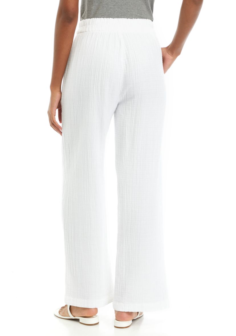 Pull On Wide Leg Pants 