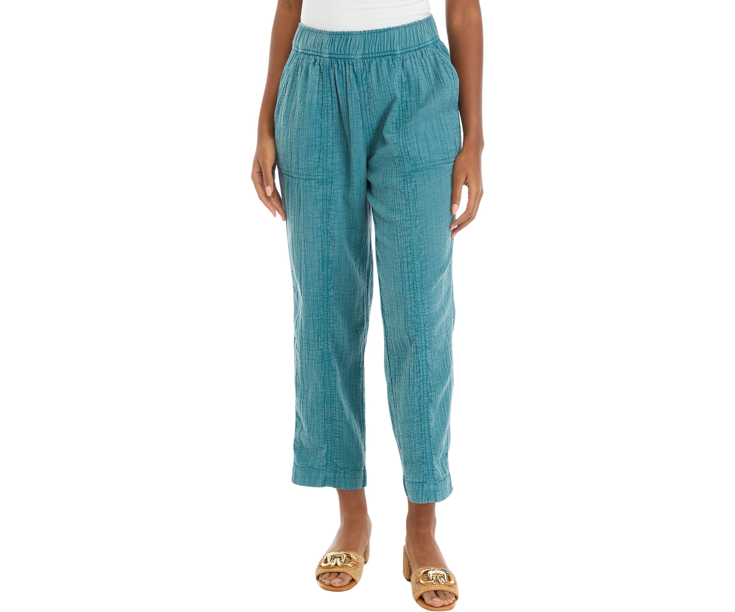 Womens Pull On Ankle Pants