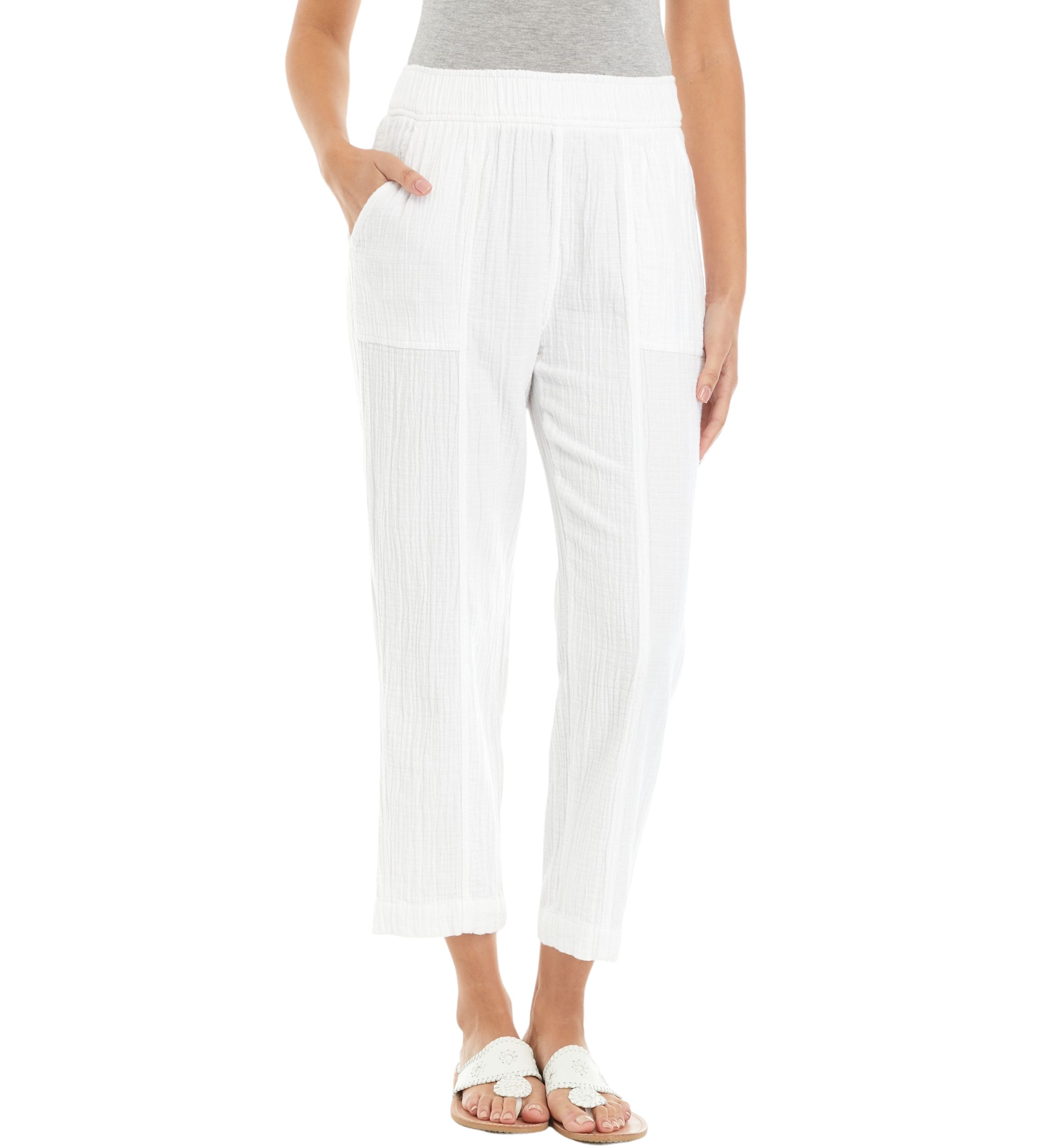 Womens Pull On Ankle Pants