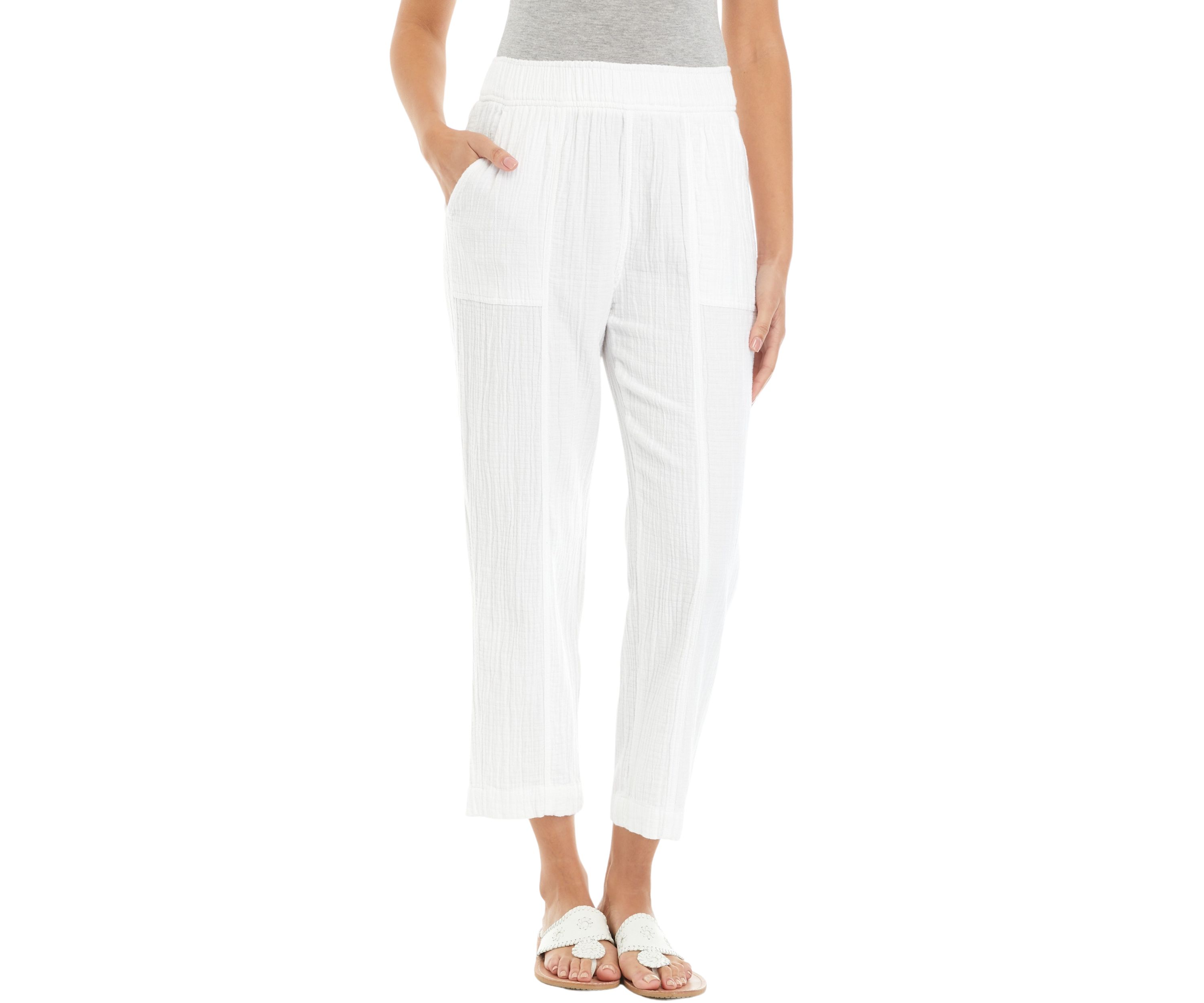 Womens Pull On Ankle Pants