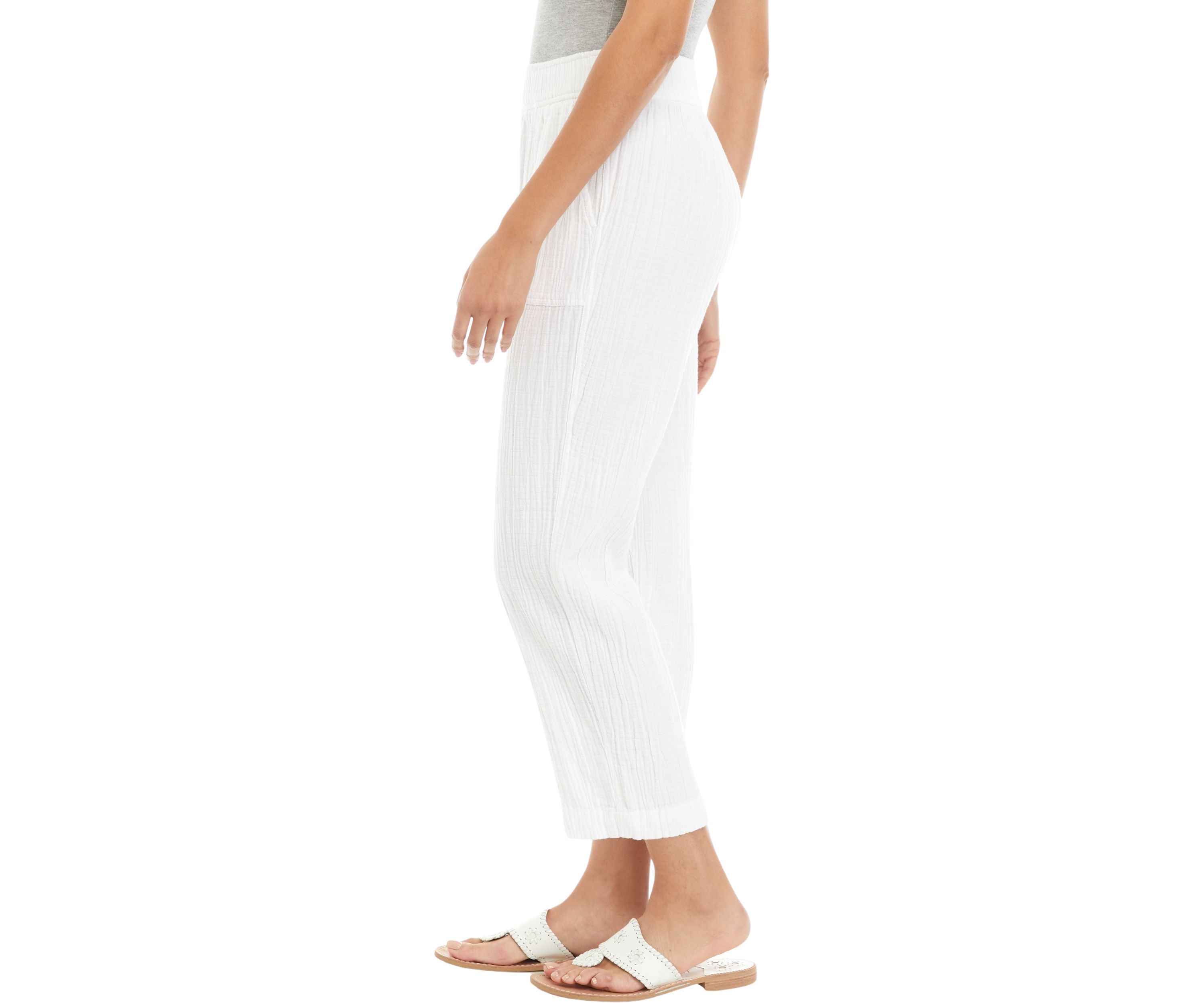 Womens Pull On Ankle Pants