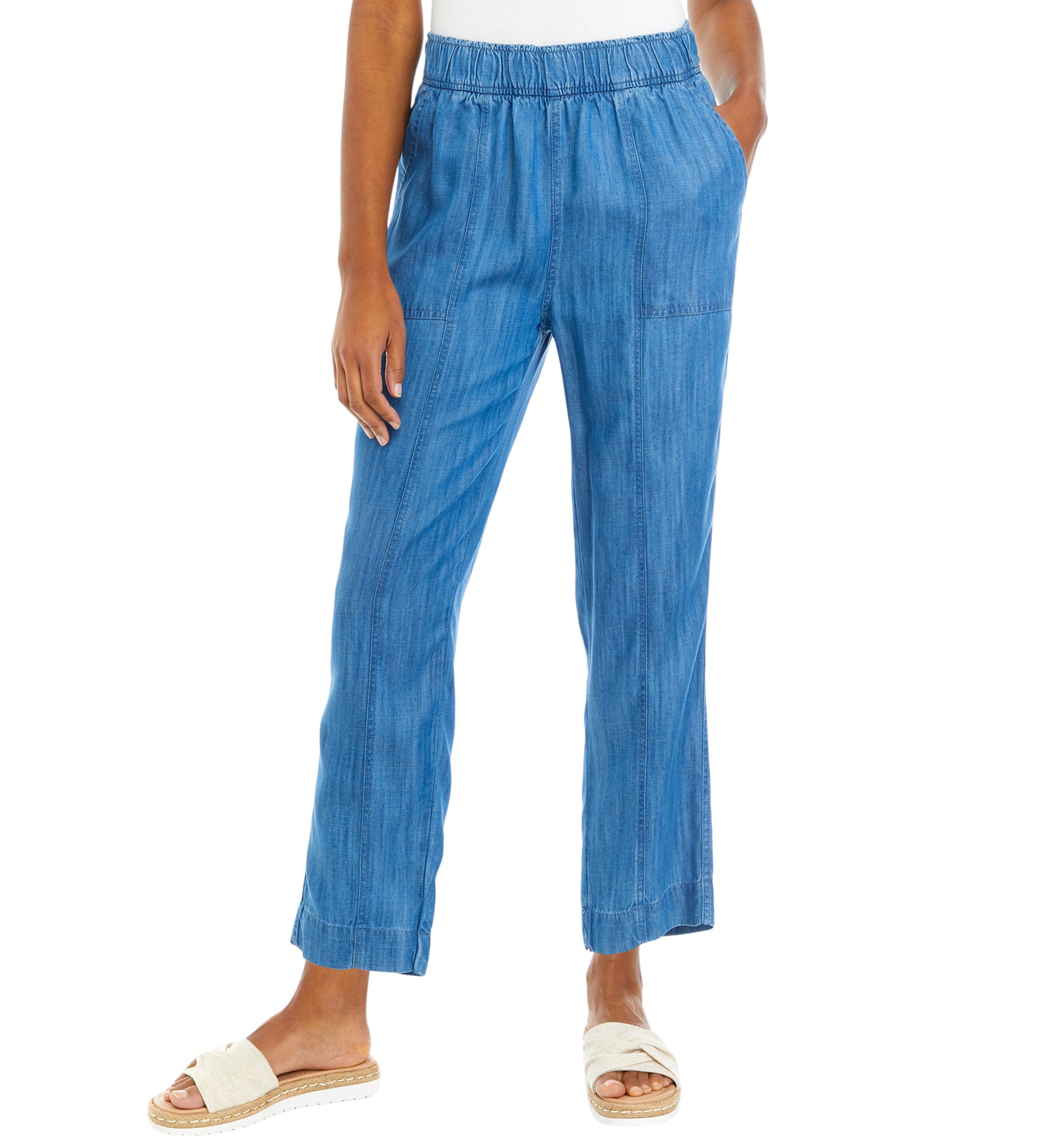 Womens Pull On Ankle Pants