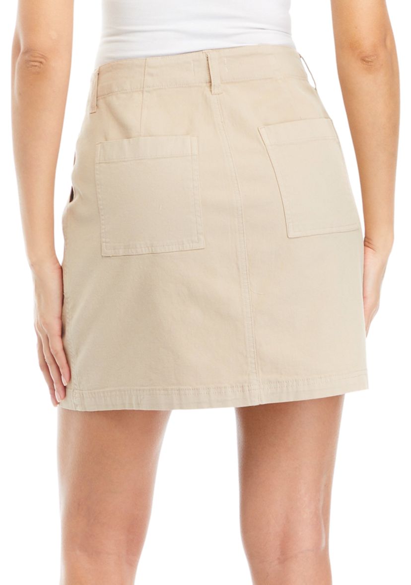 Womens Utility Mini Skirt