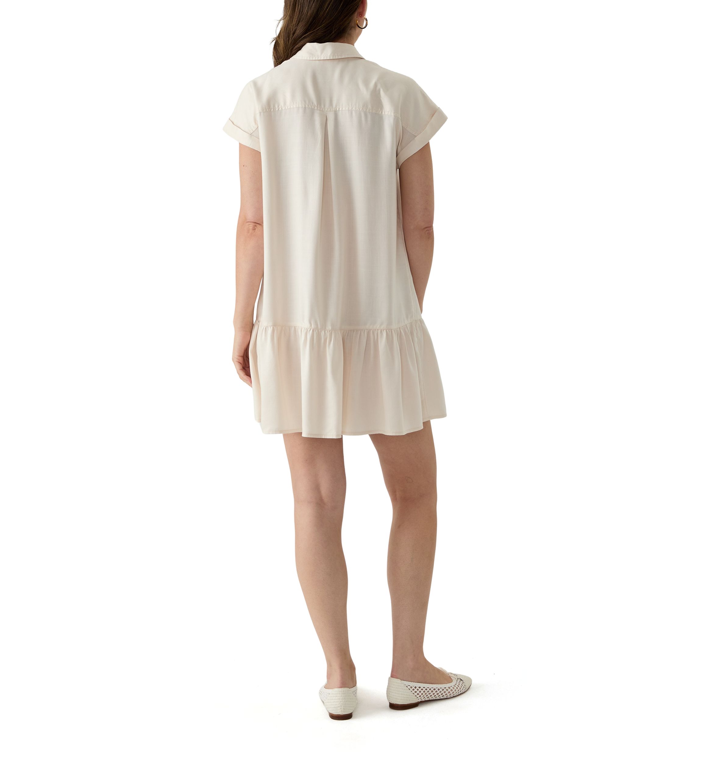 Womens Short Sleeve Shirtdress