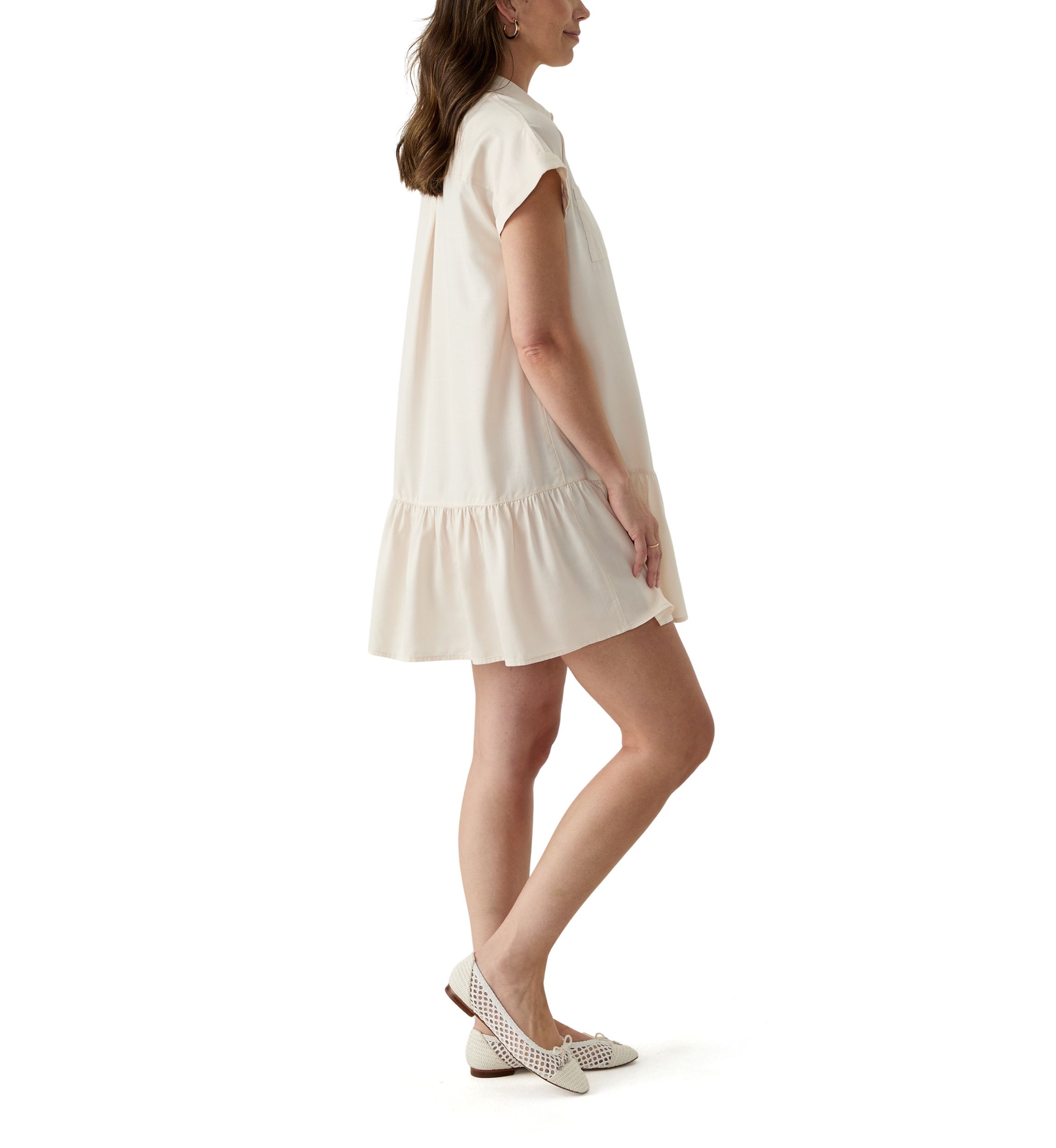 Womens Short Sleeve Shirtdress