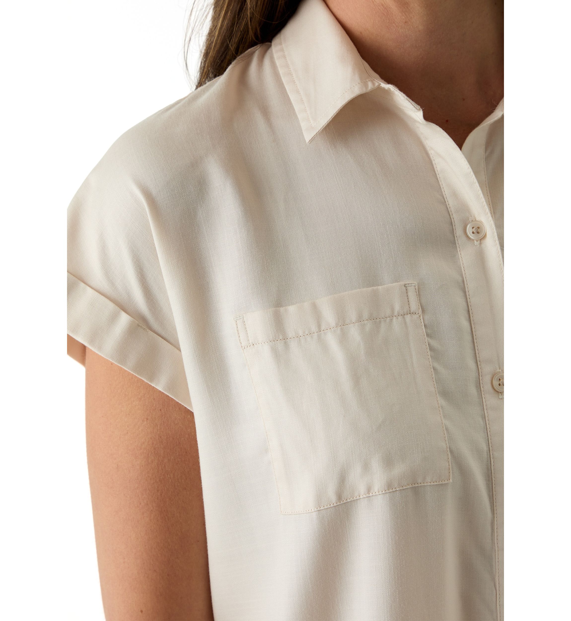 Womens Short Sleeve Shirtdress