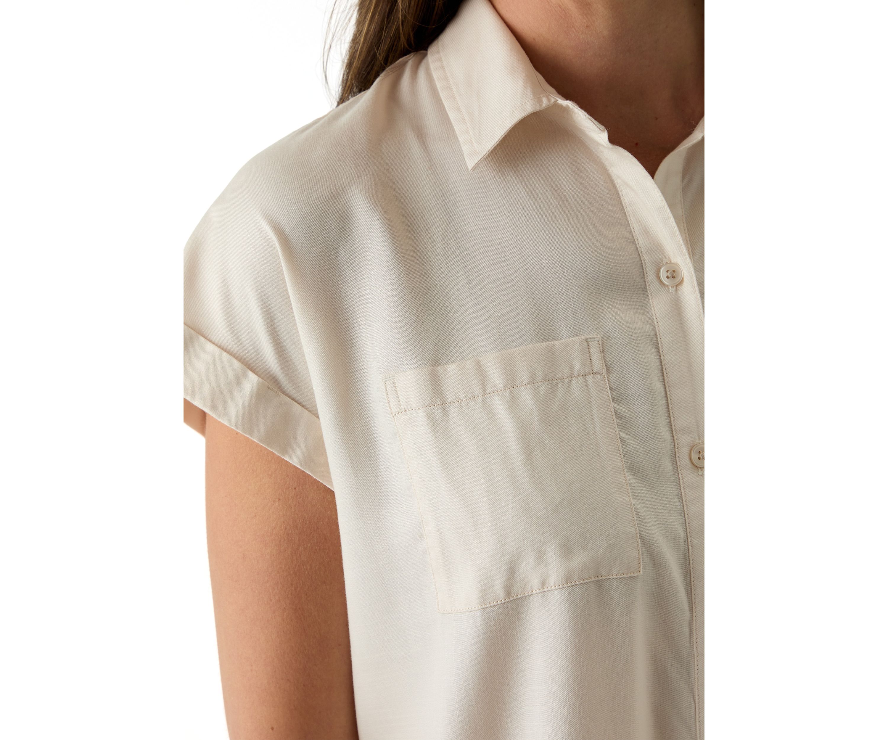Womens Short Sleeve Shirtdress