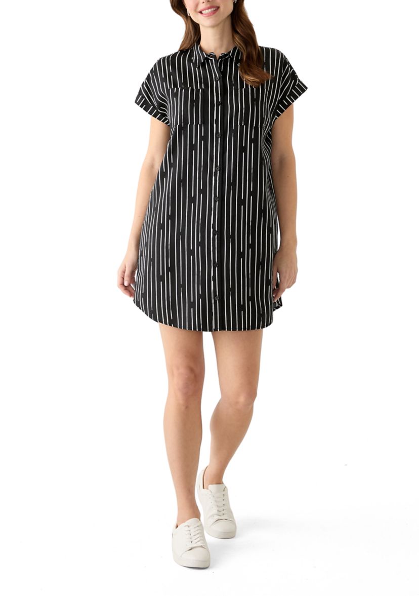 Womens Printed Shirtdress