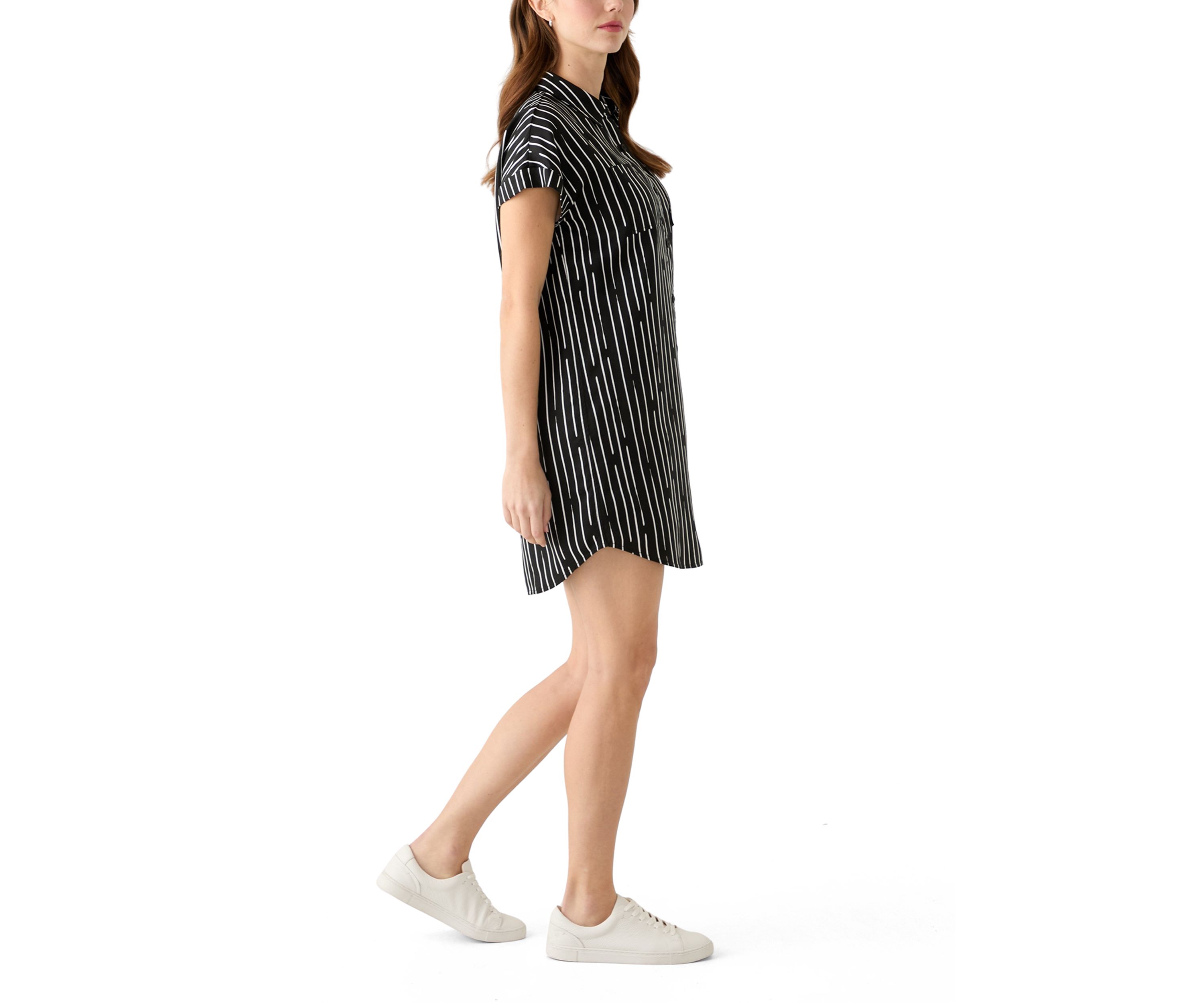 Womens Printed Shirtdress