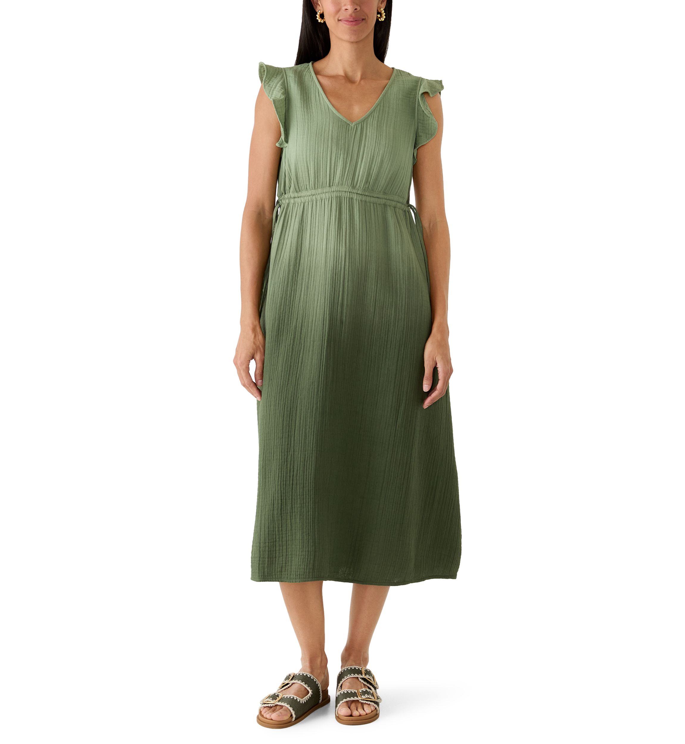 belk emerald green dress Women's Green Midi Dresses