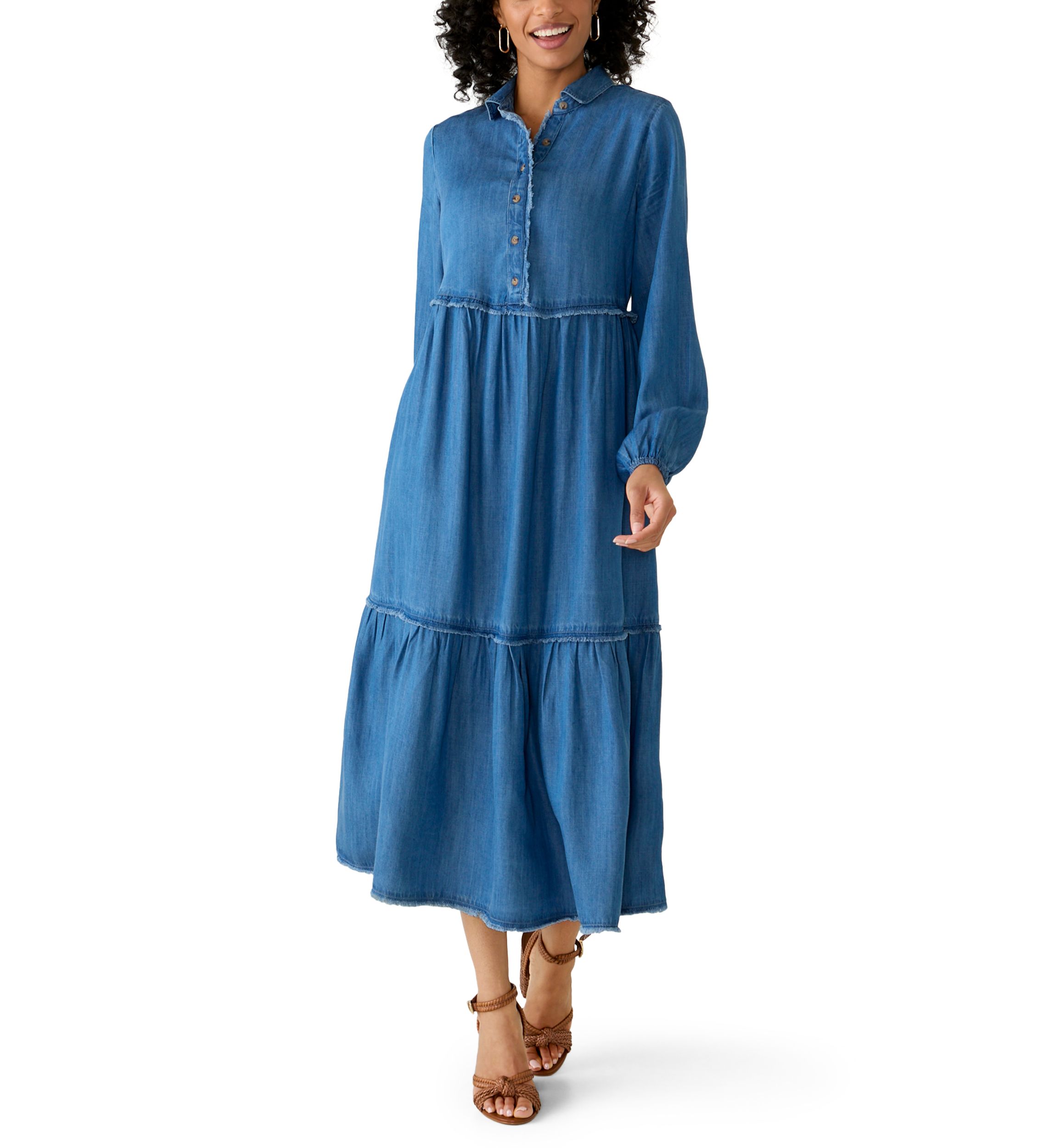 blue dress belk Women's Dresses Midi dress