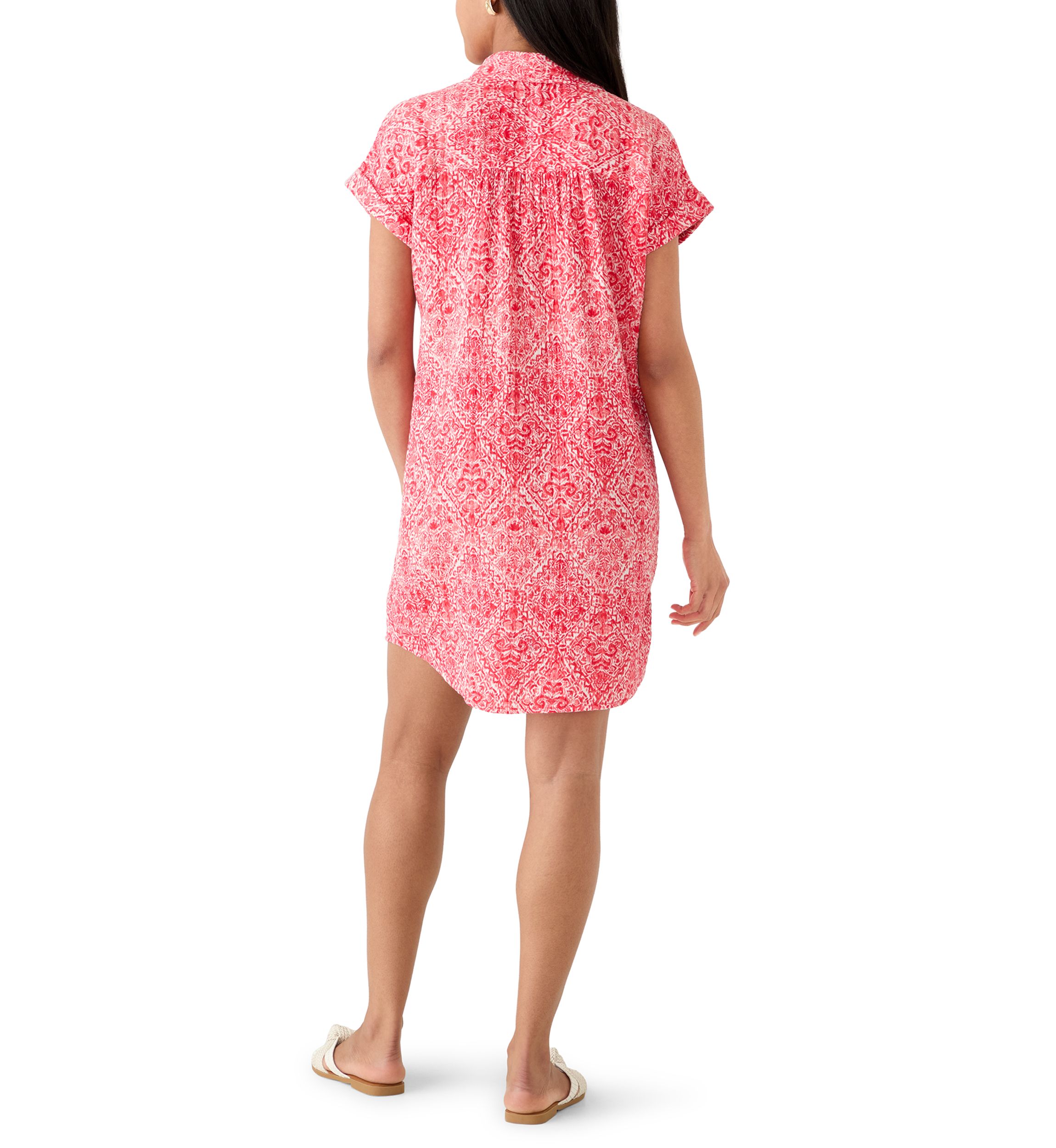 runway dress Camellia Rose Rhyme Embroidered Cady Mini Shift Dress