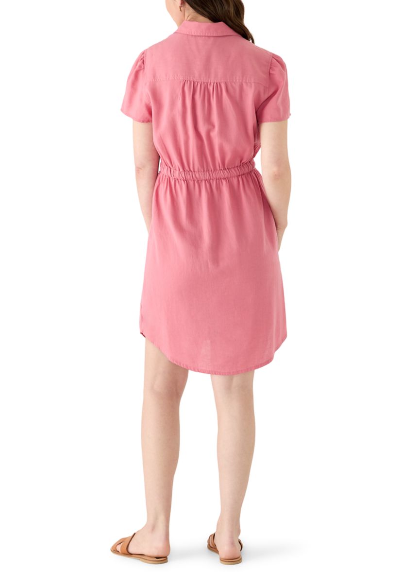 strapless open back dress Final Sale Luxury Pink Square Neck Evening Dress with Cape Sleeves SS497 main image 0