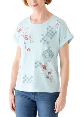 Wonderly Women's Embroidered T-Shirt