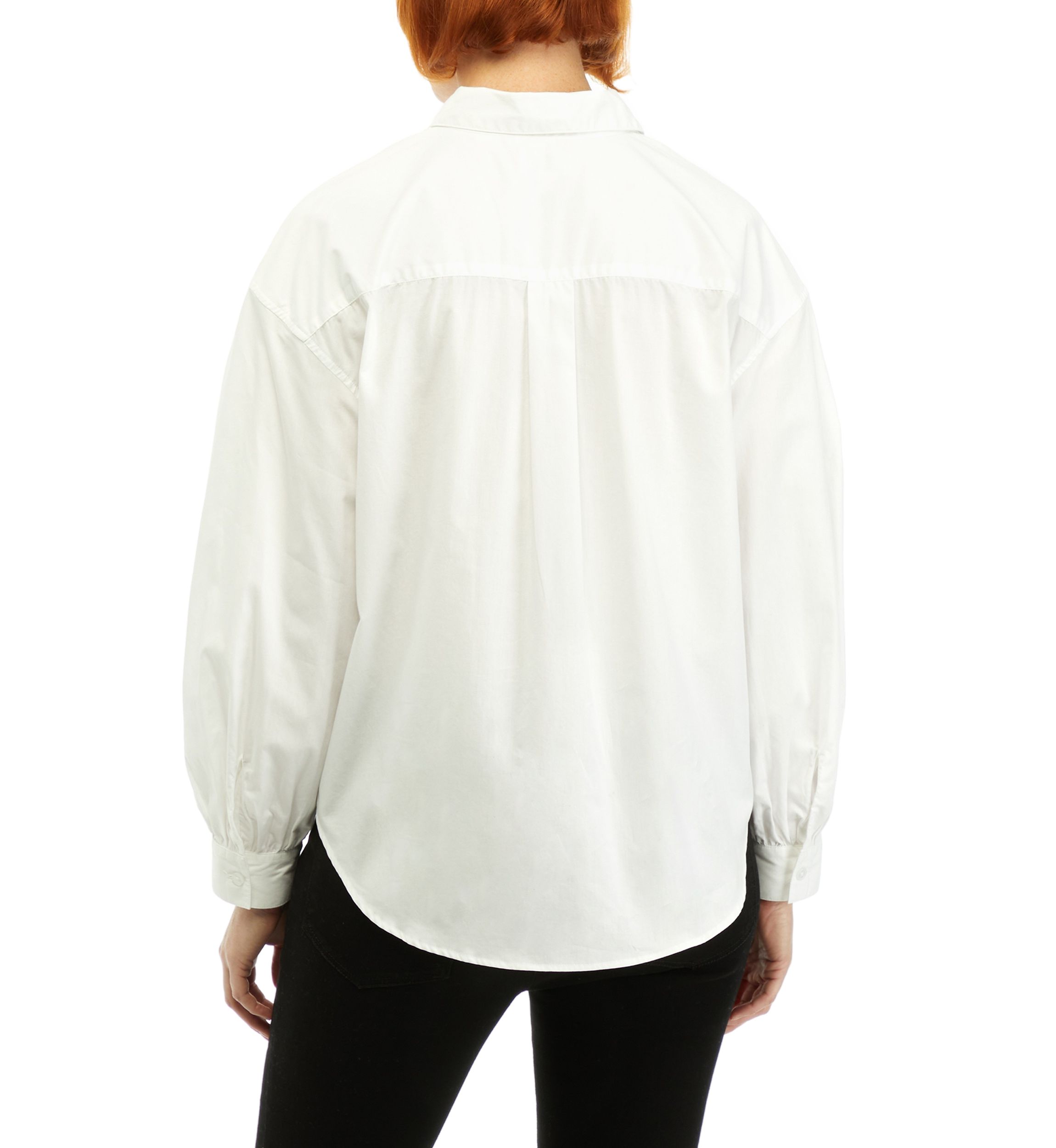 Petite Patch Pocket Button Down Shirt
