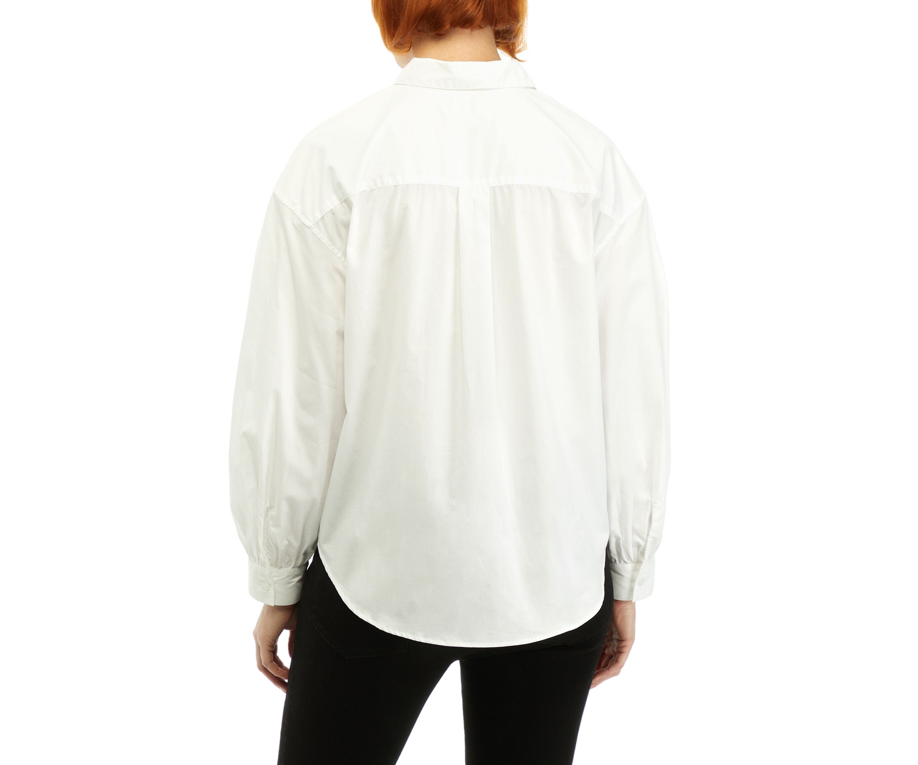 Petite Patch Pocket Button Down Shirt