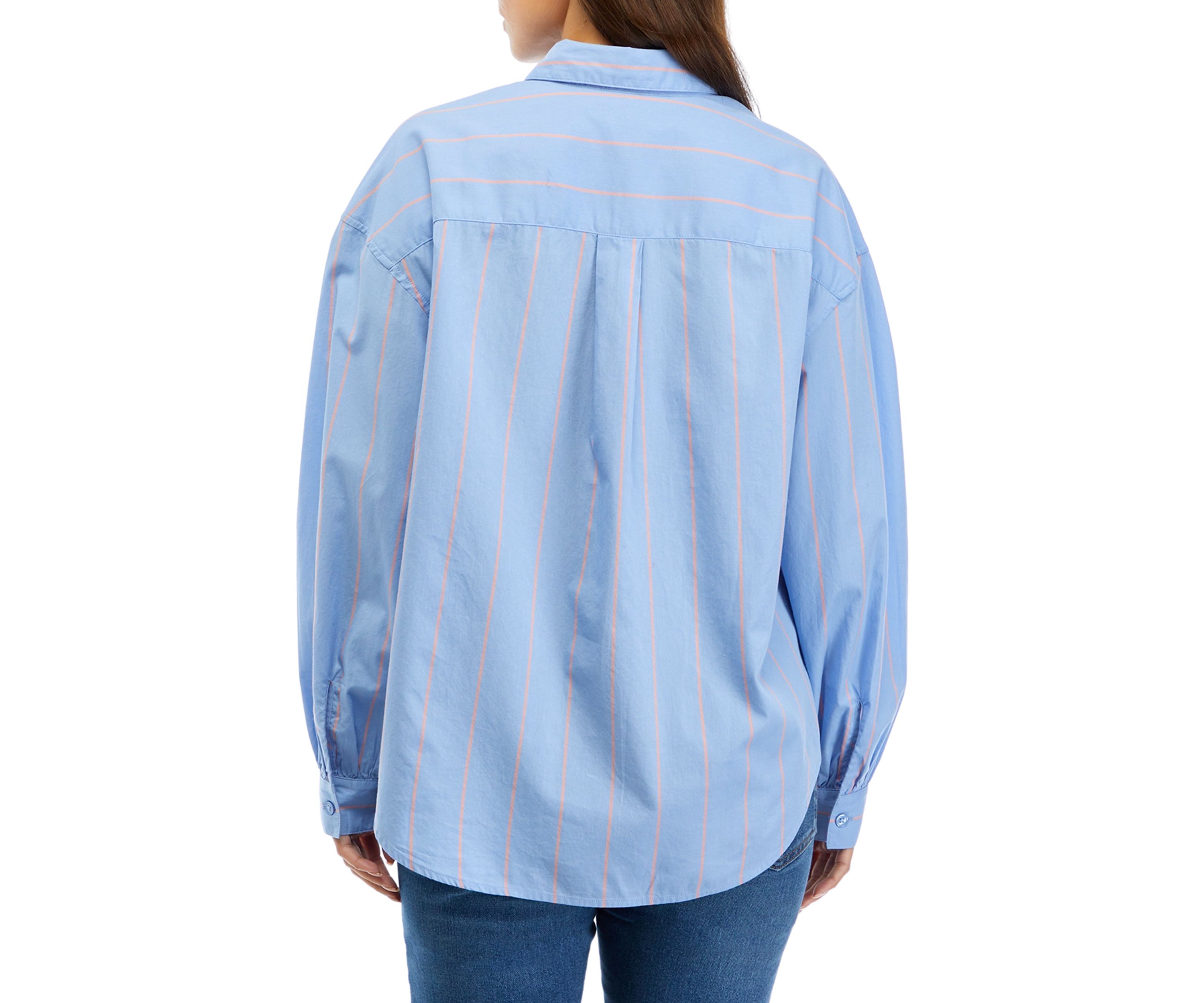 Petite Patch Pocket Button Down Shirt