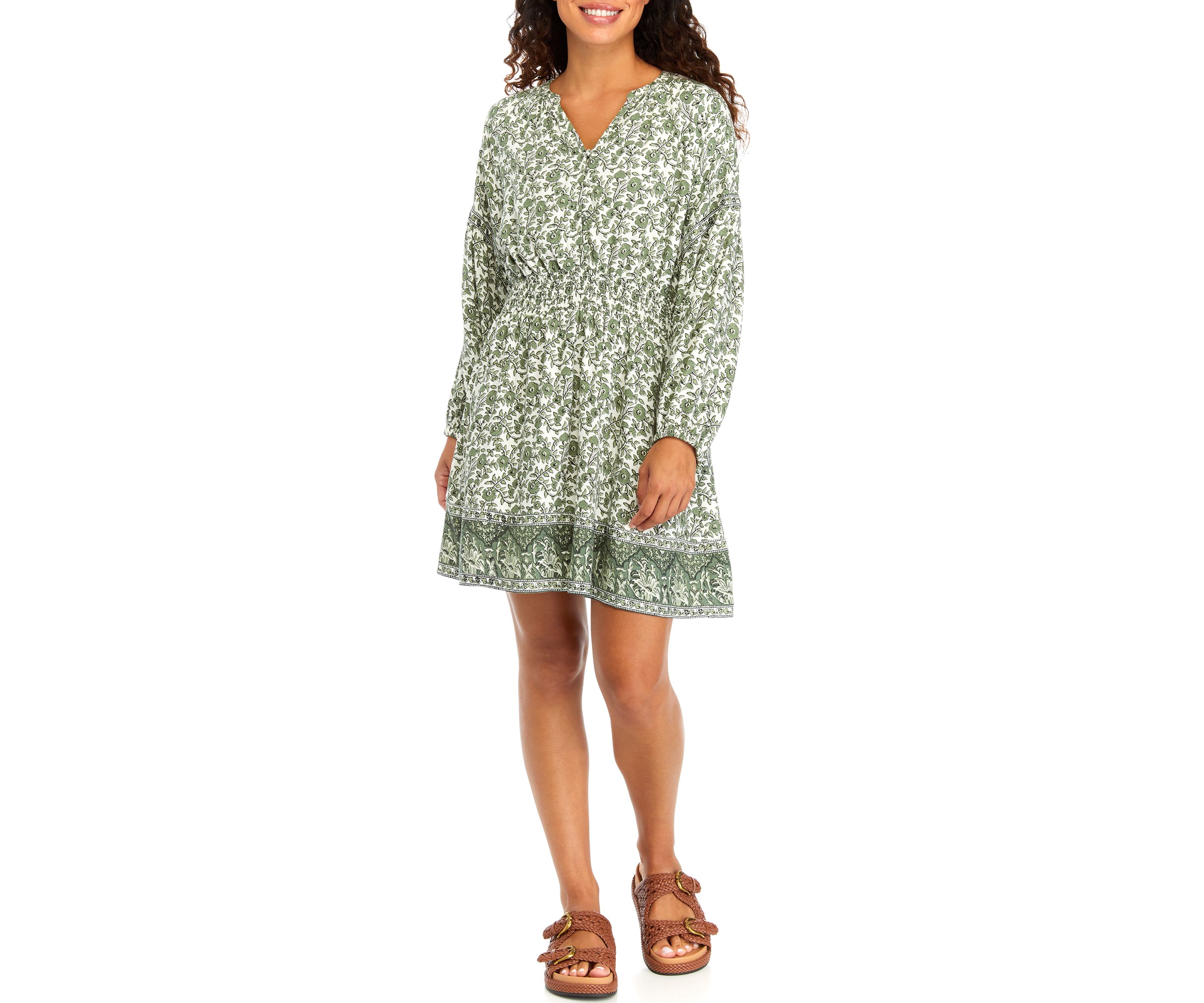 Petite Smocked Waist Dress