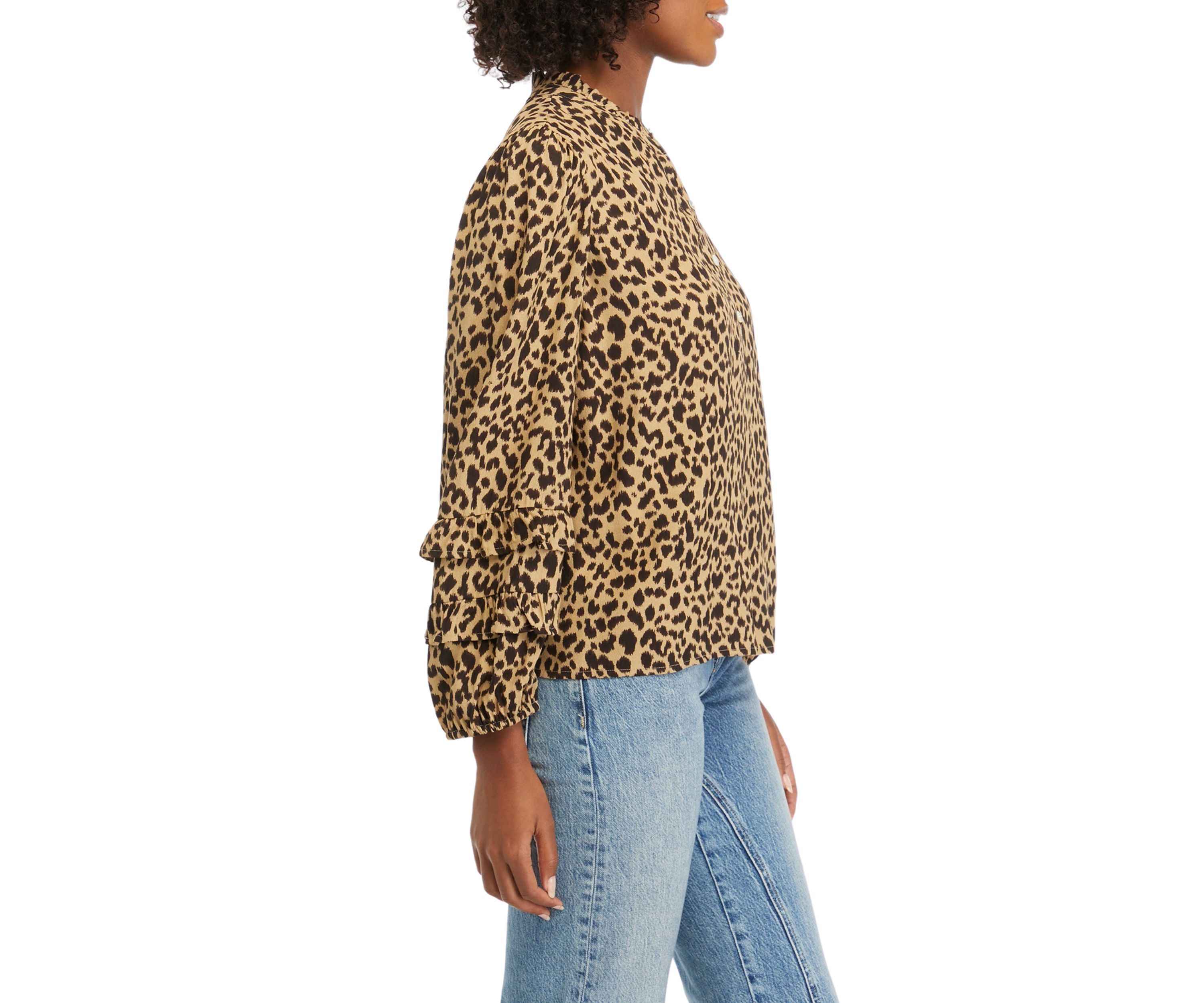 Petite Printed Blouse