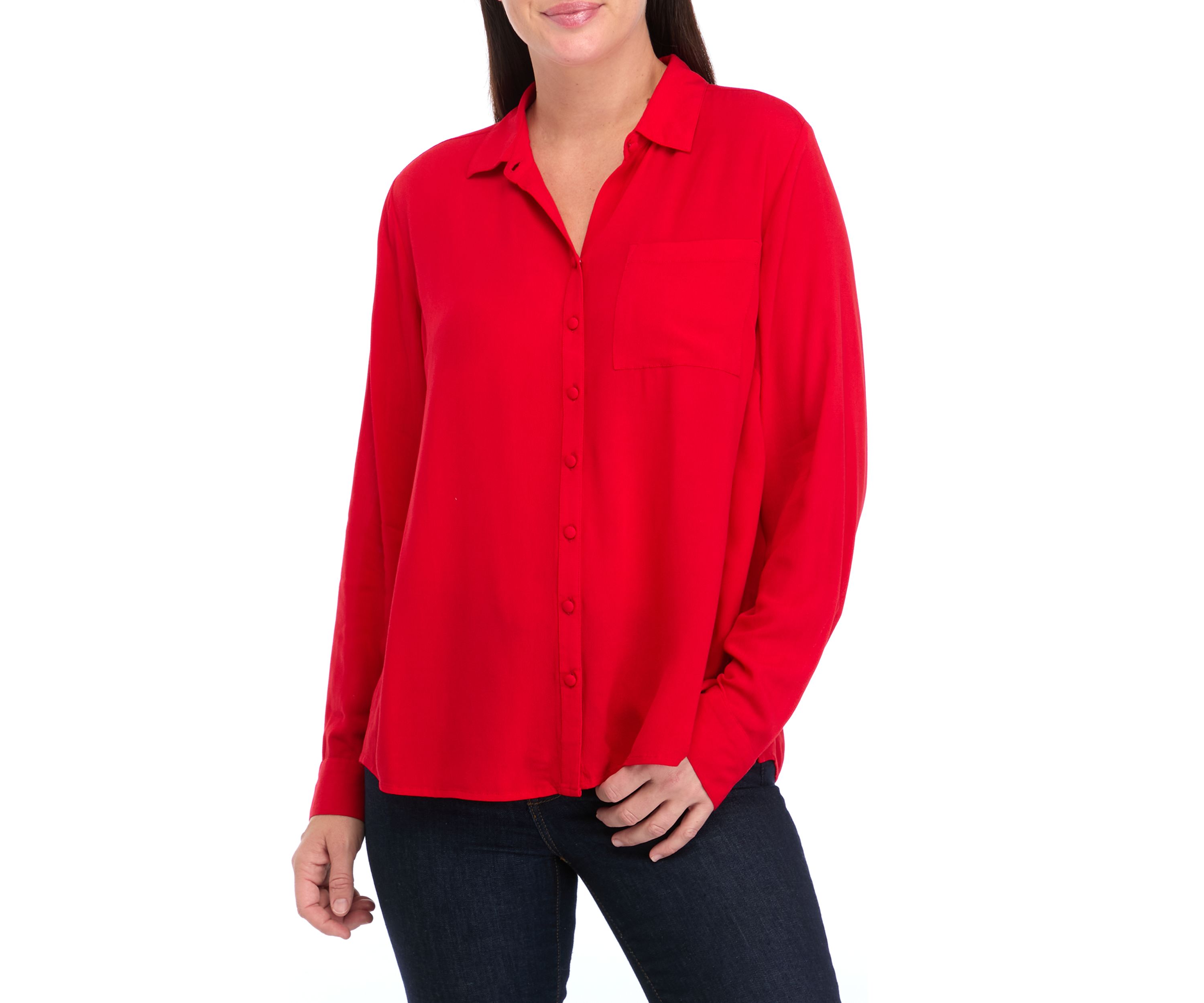 Petite Button Down Top