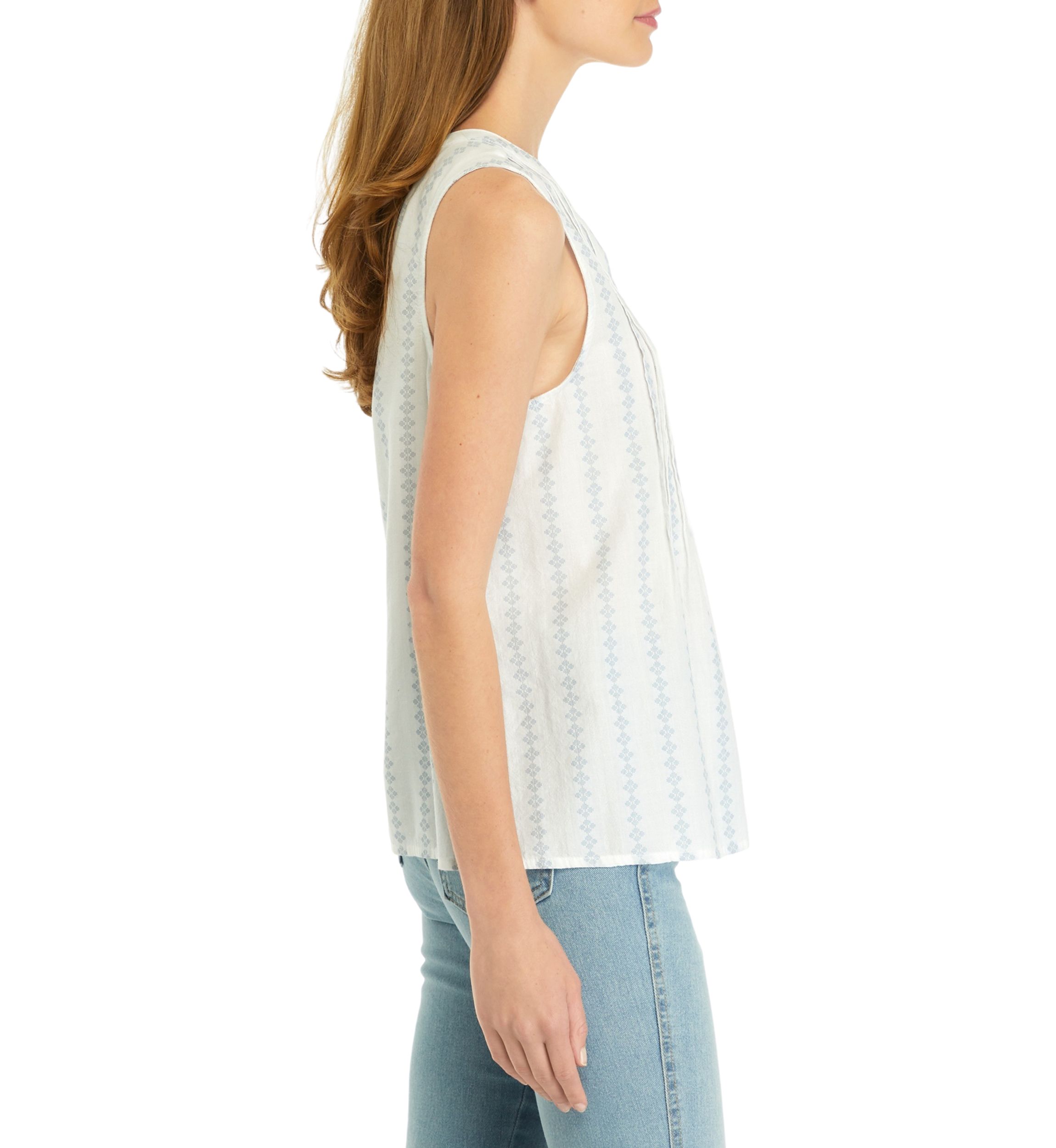 Petite Sleeveless Printed Tank