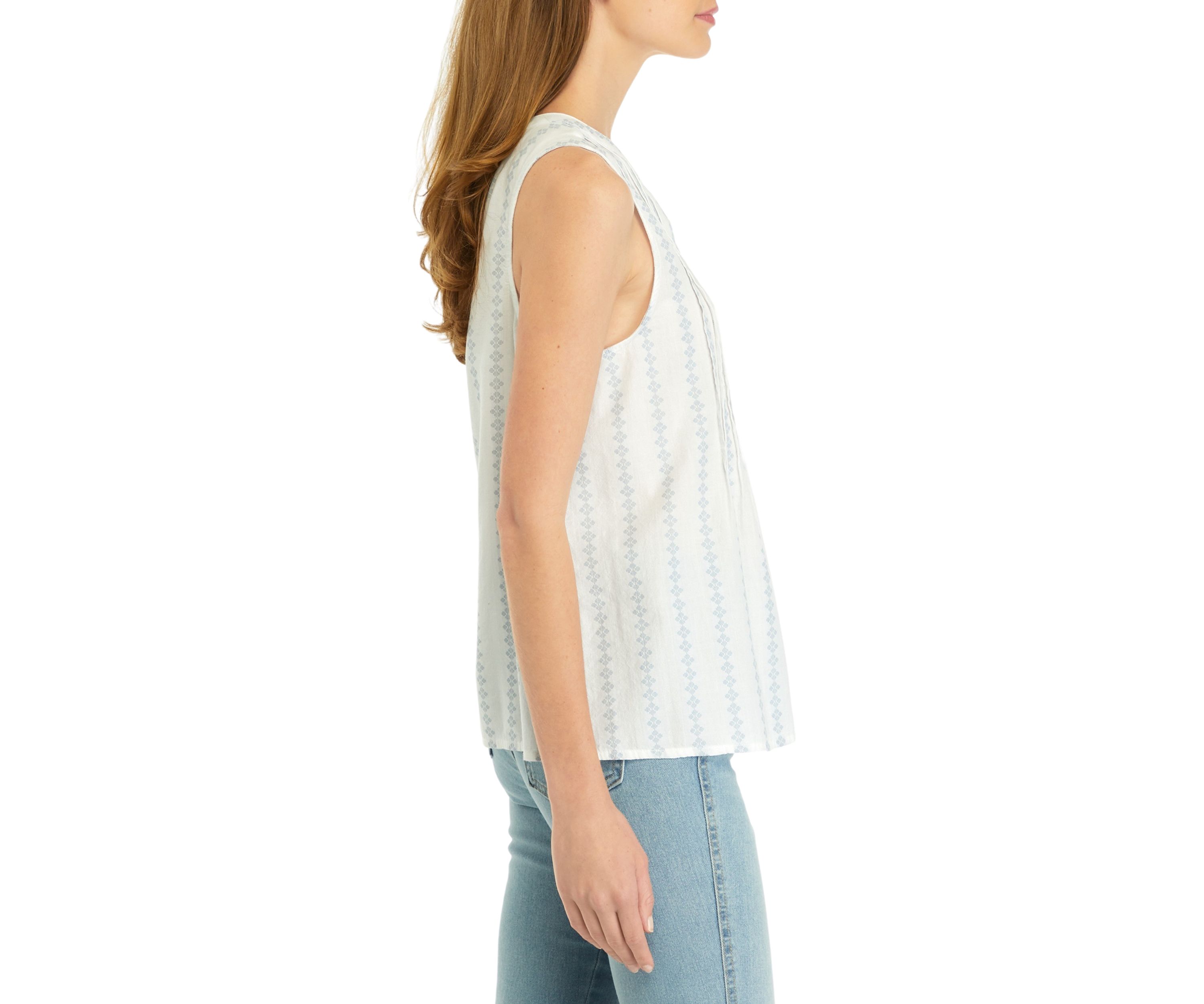 Petite Sleeveless Printed Tank