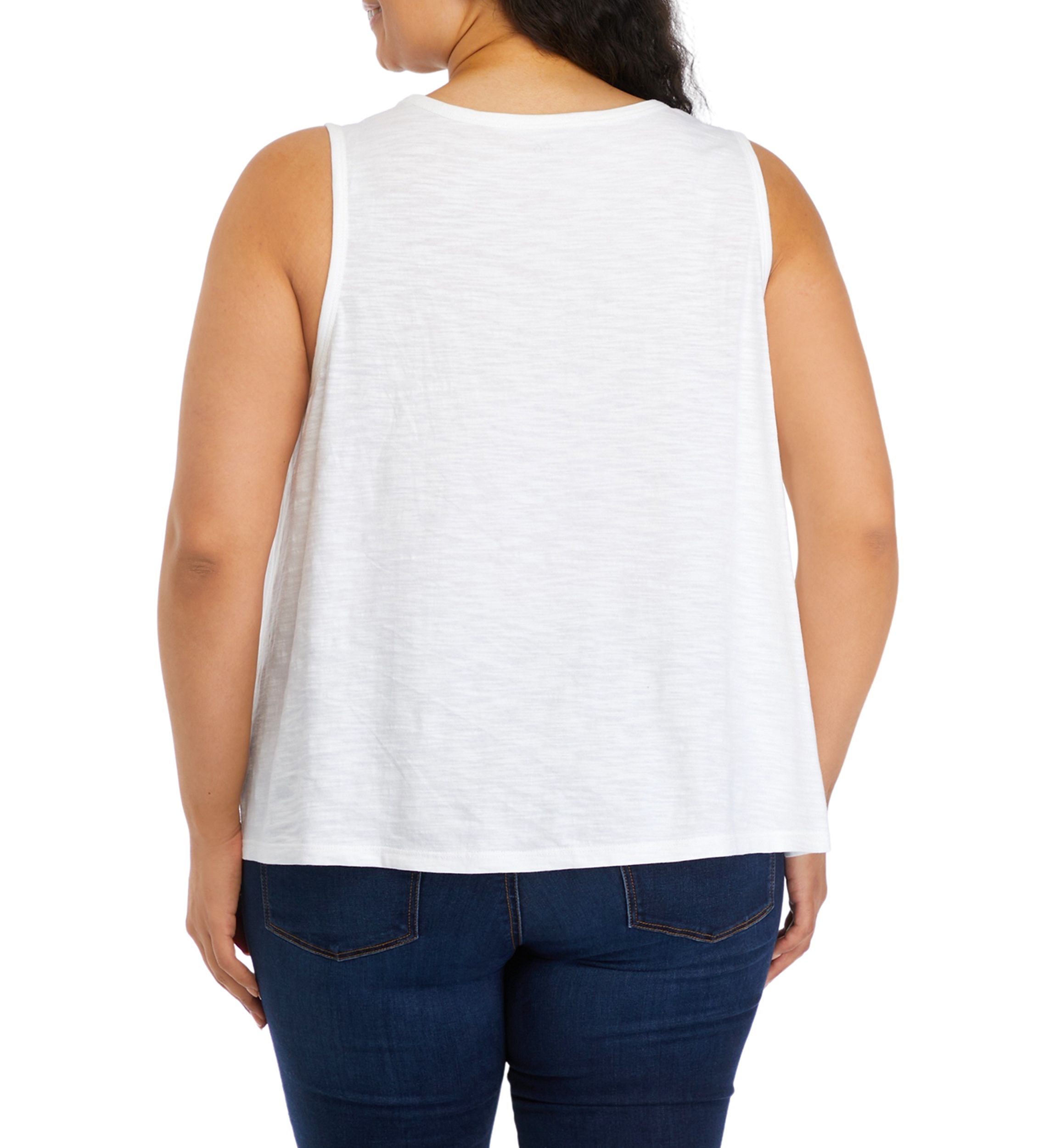 Plus Size Smocked Shoulder Top