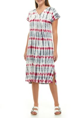 Wonderly Studio Women s Short Sleeve Midi T Shirt Dress belk