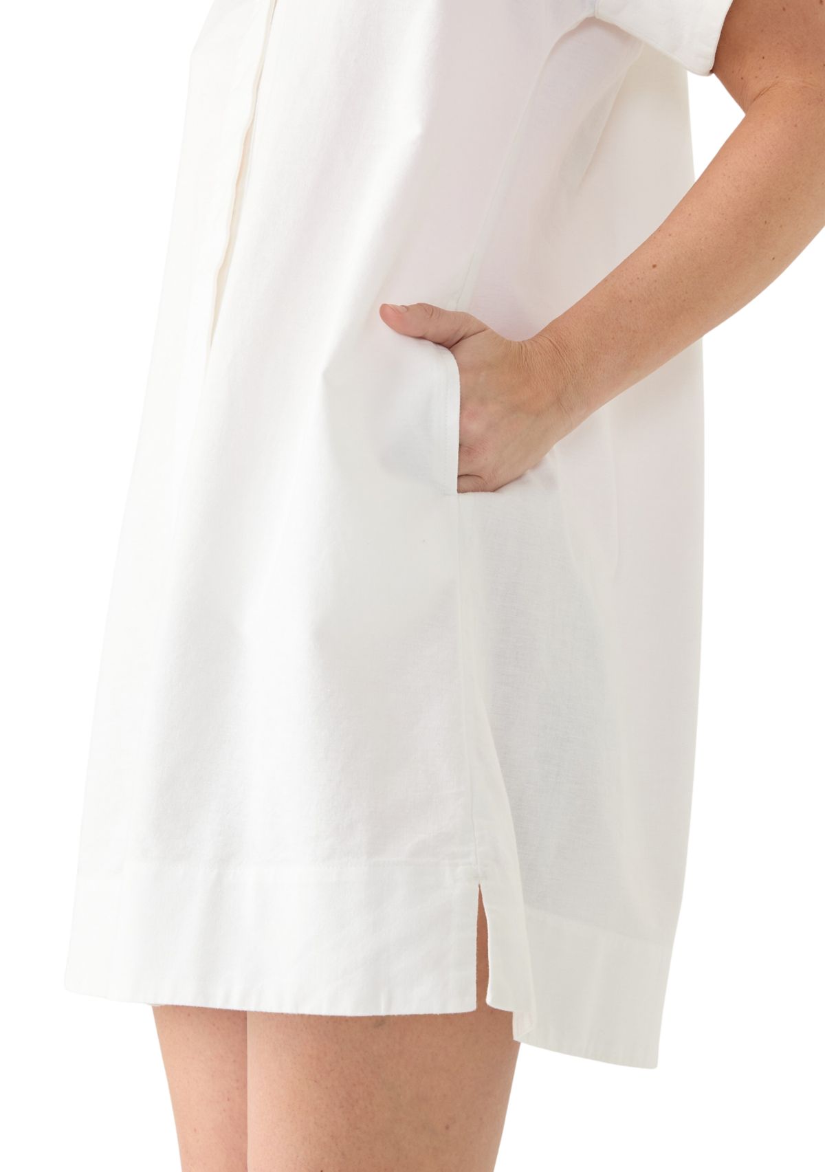 Womens Short Sleeve Popover Swim Cover Up