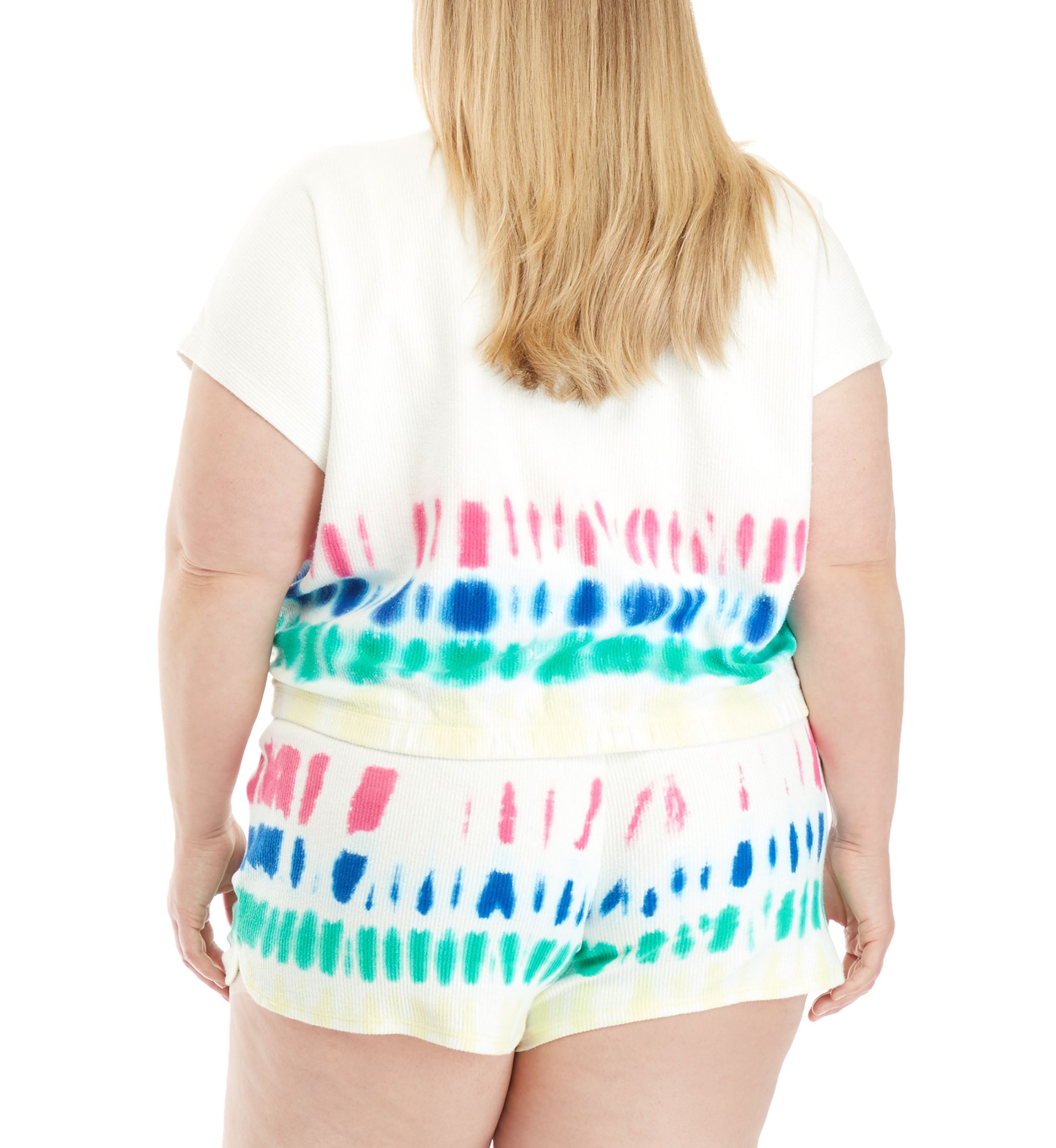 Plus Size Short Dolman Sleeve Sweatshirt 