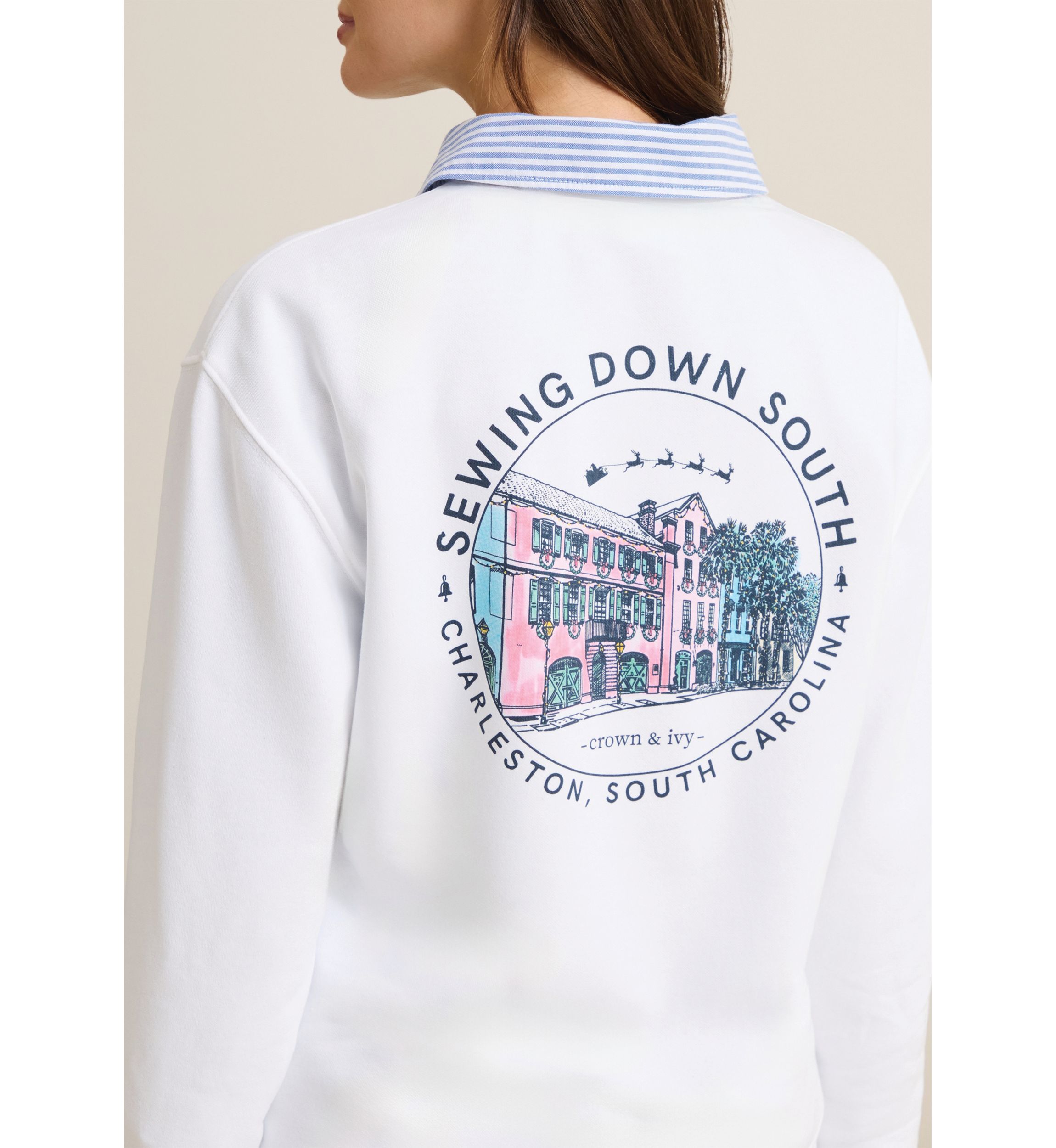 Sewing Down South x Crown & Ivy™ Sew Cozy Graphic Sweatshirt