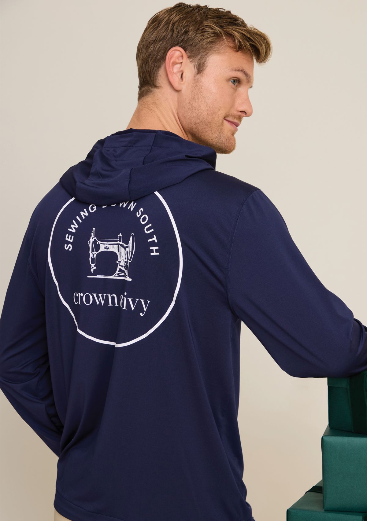 Sewing Down South x Crown & Ivy™ Craig Performance Hoodie