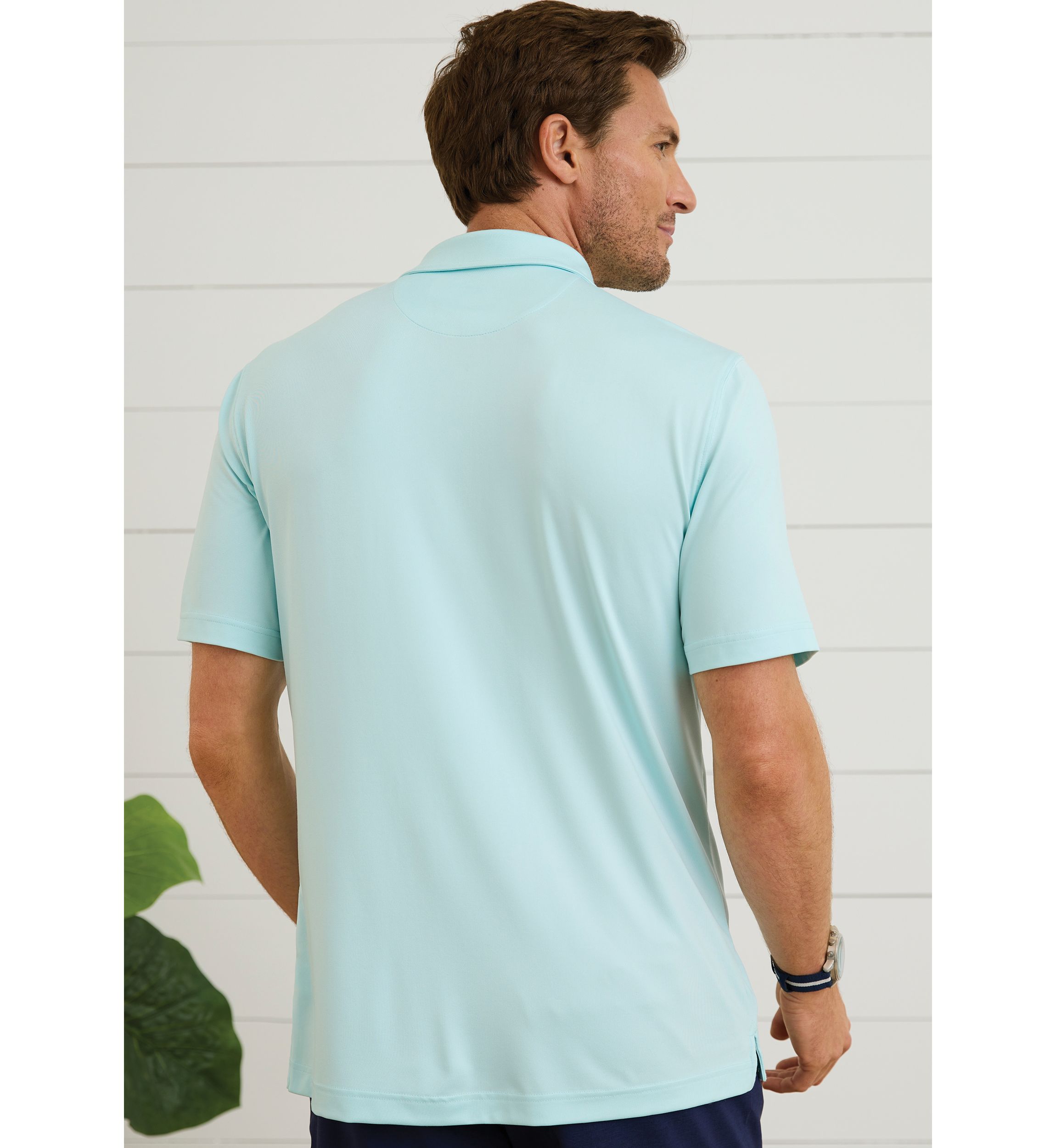 Sewing Down South x Crown & Ivy™ Wentworth Solid Short Sleeve Performance Polo Shirt