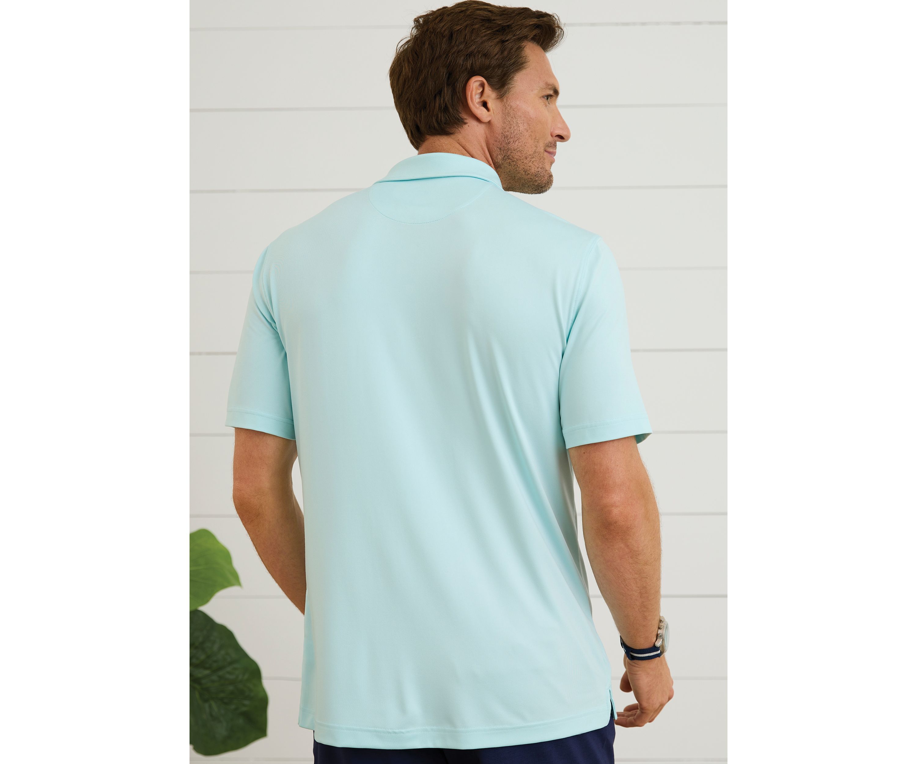 Sewing Down South x Crown & Ivy™ Wentworth Solid Short Sleeve Performance Polo Shirt