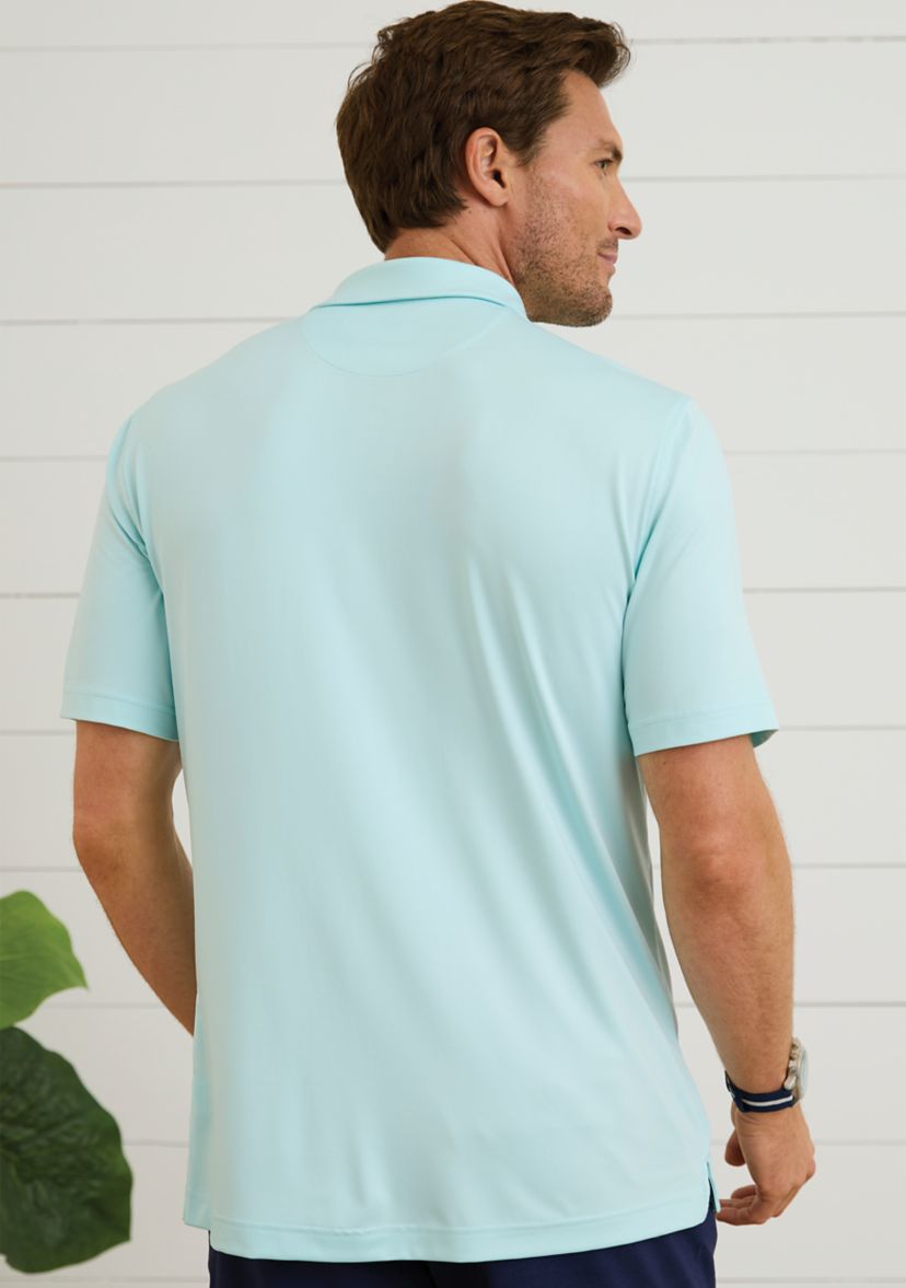 Sewing Down South x Crown & Ivy™ Wentworth Solid Short Sleeve Performance Polo Shirt