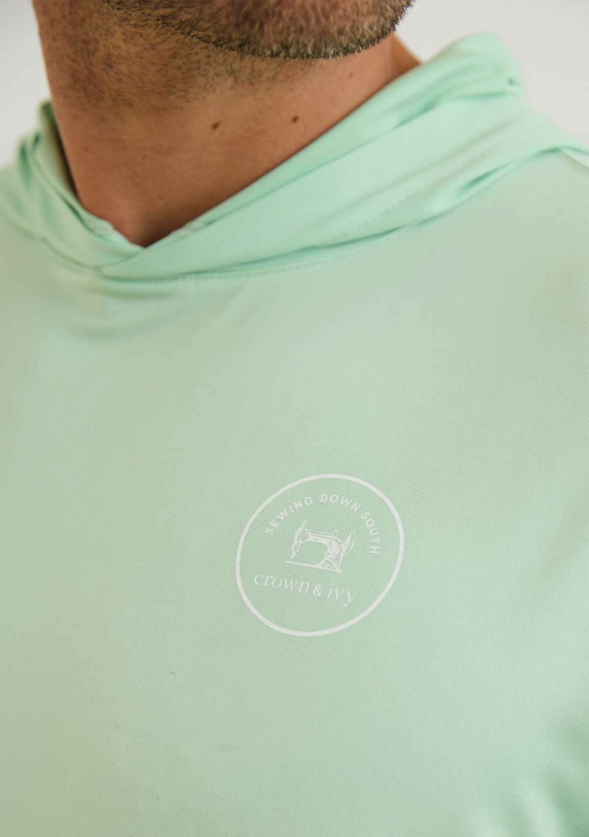 Sewing Down South x Crown & Ivy™ Craig Long Sleeve Performance Hoodie