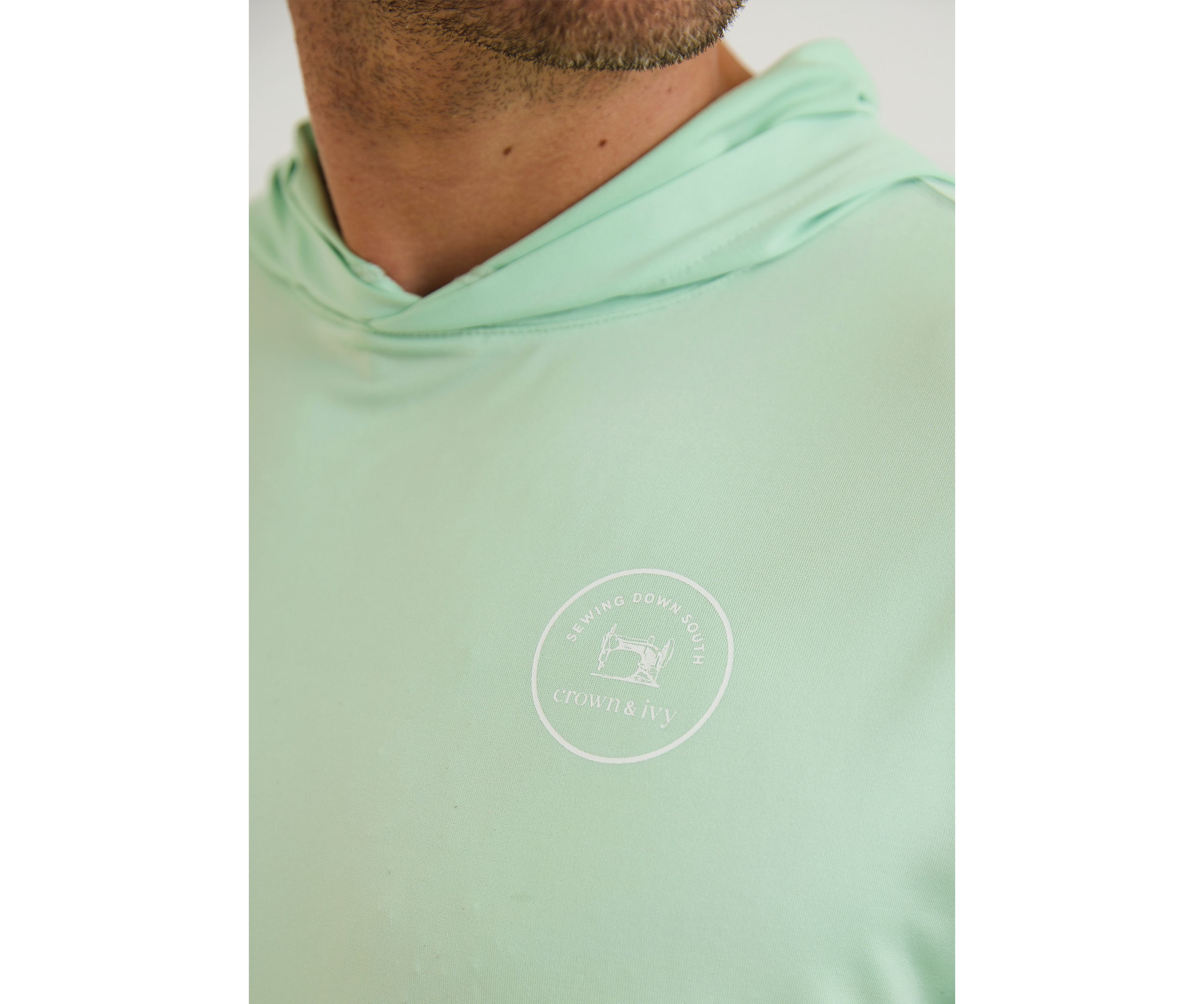 Sewing Down South x Crown & Ivy™ Craig Long Sleeve Performance Hoodie