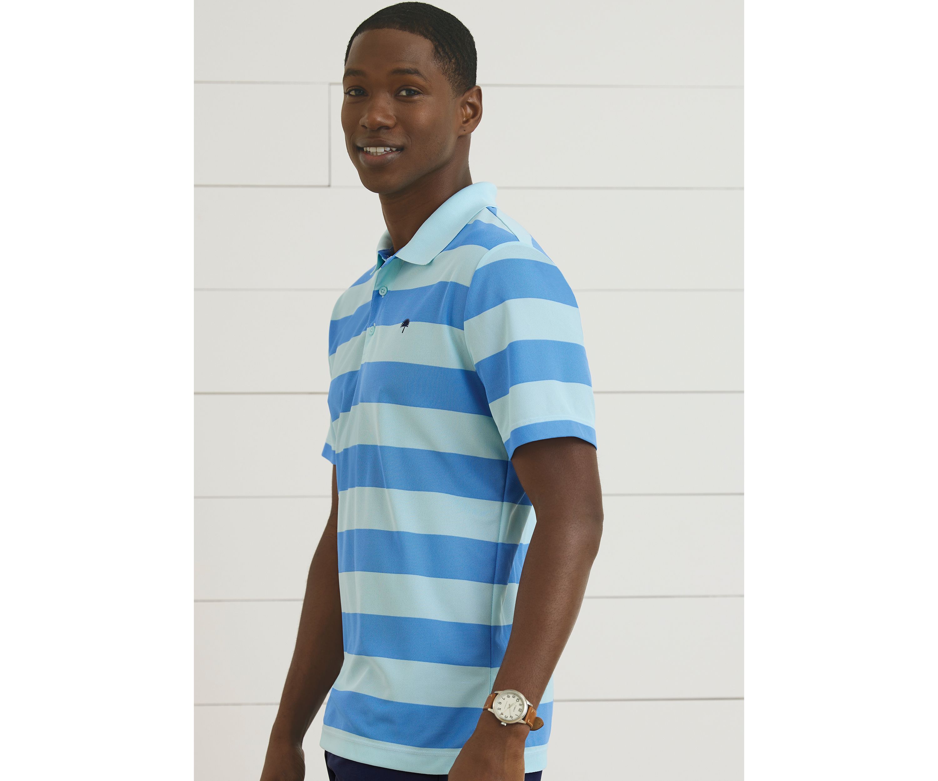 Sewing Down South x Crown & Ivy™ Tony Short Sleeve Piqué Polo Shirt		