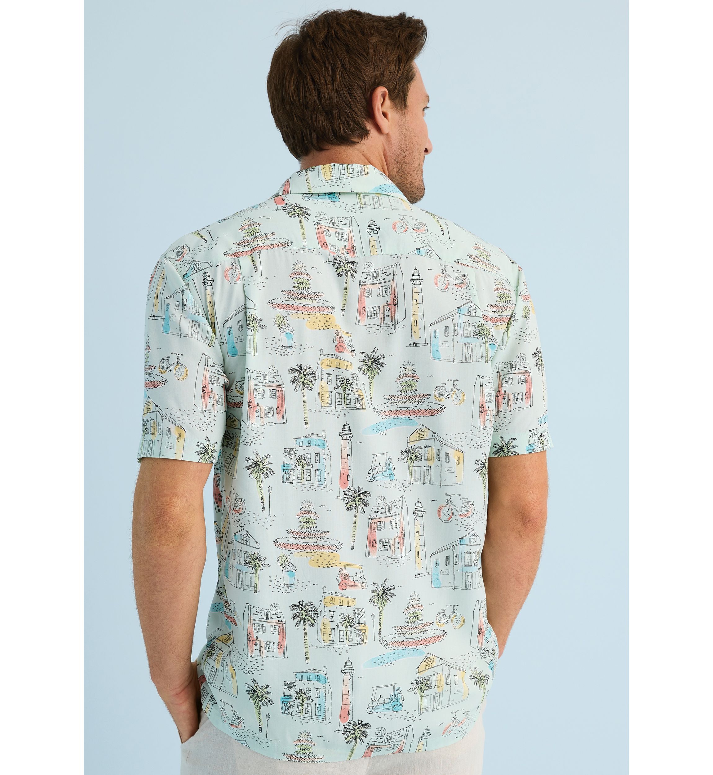 Sewing Down South x Crown & Ivy™ Freddie Short Sleeve Button Front Shirt
