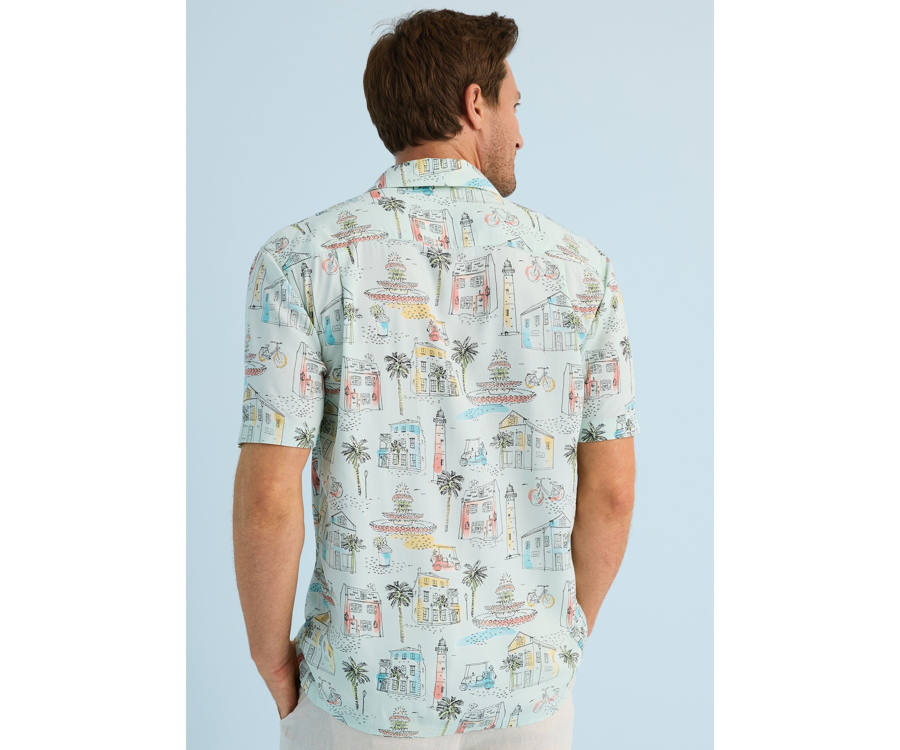Sewing Down South x Crown & Ivy™ Freddie Short Sleeve Button Front Shirt