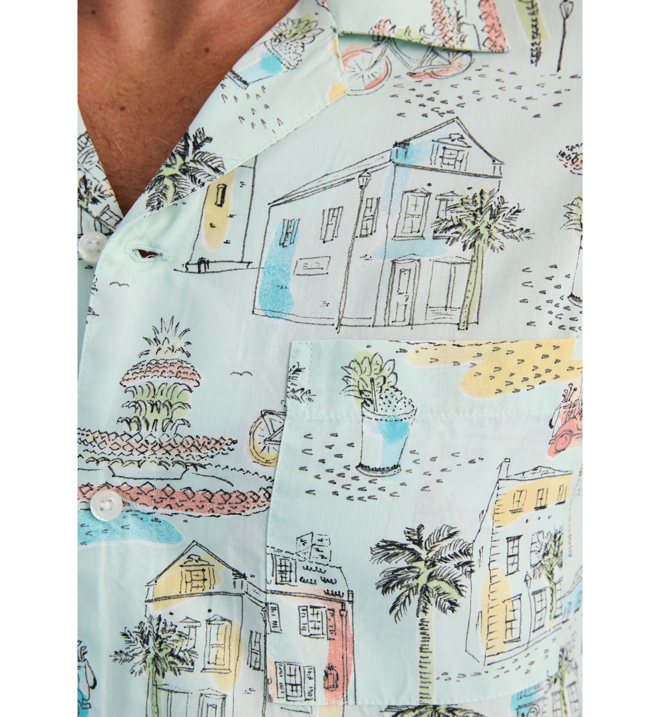 Sewing Down South x Crown & Ivy™ Freddie Short Sleeve Button Front Shirt