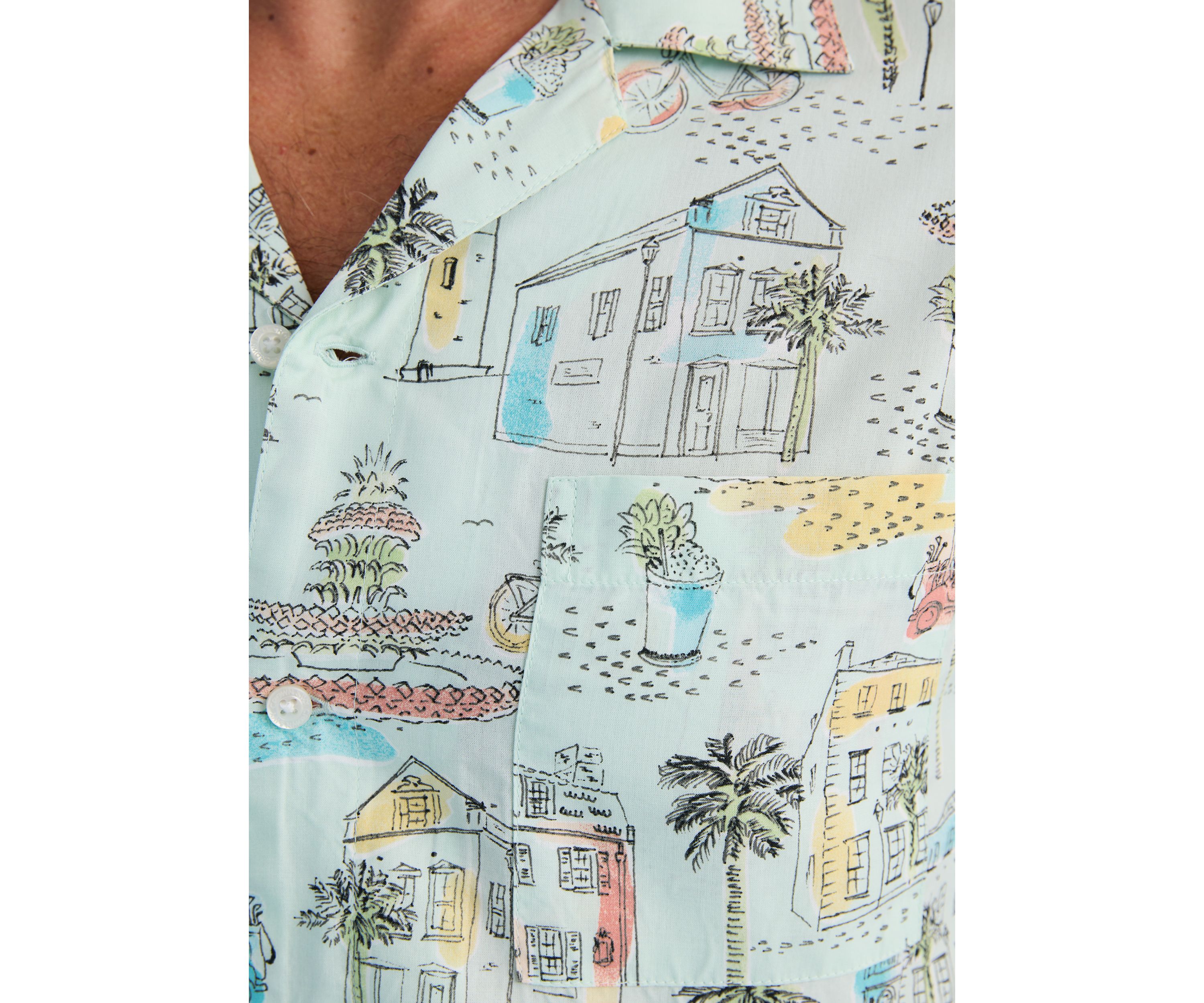 Sewing Down South x Crown & Ivy™ Freddie Short Sleeve Button Front Shirt