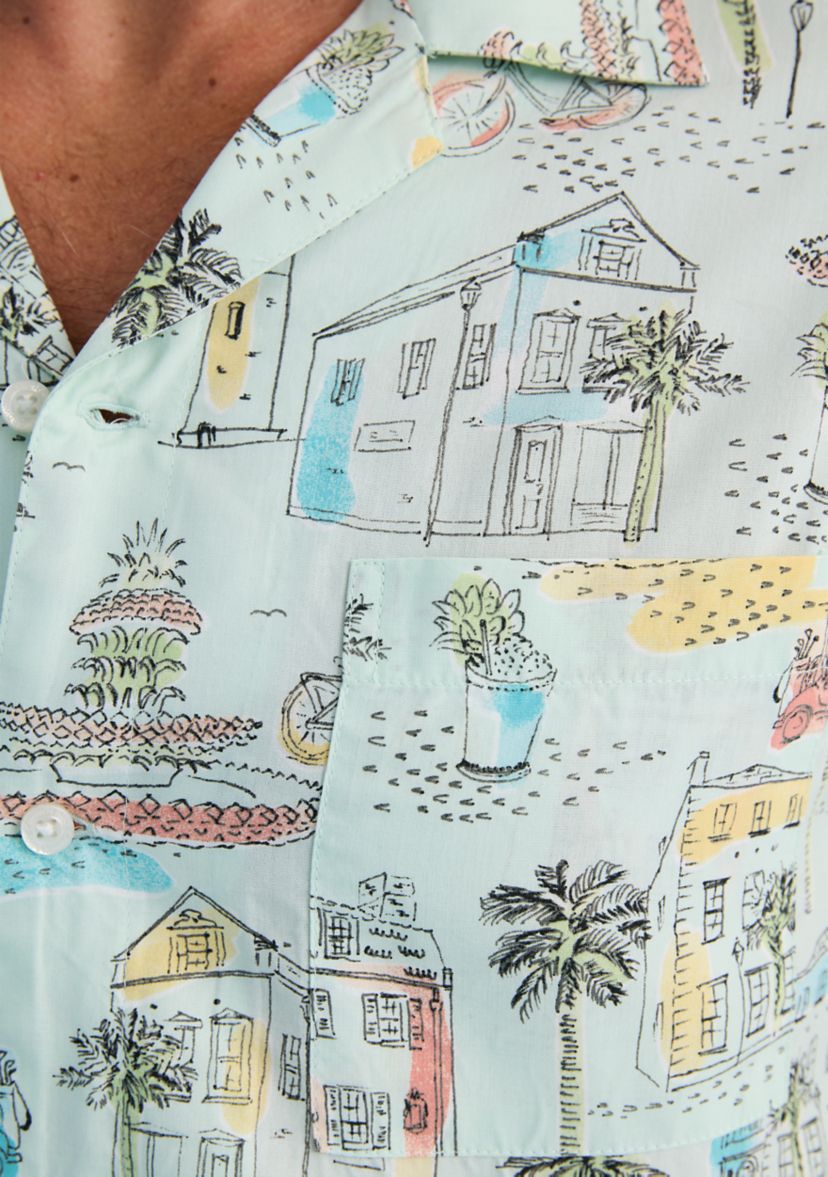 Sewing Down South x Crown & Ivy™ Freddie Short Sleeve Button Front Shirt