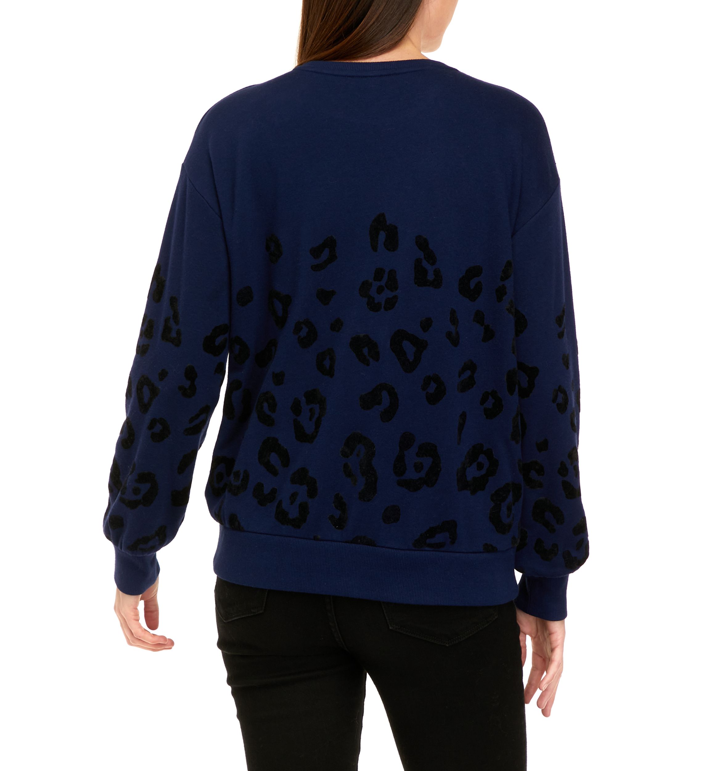Womens Flocked Sweatshirt