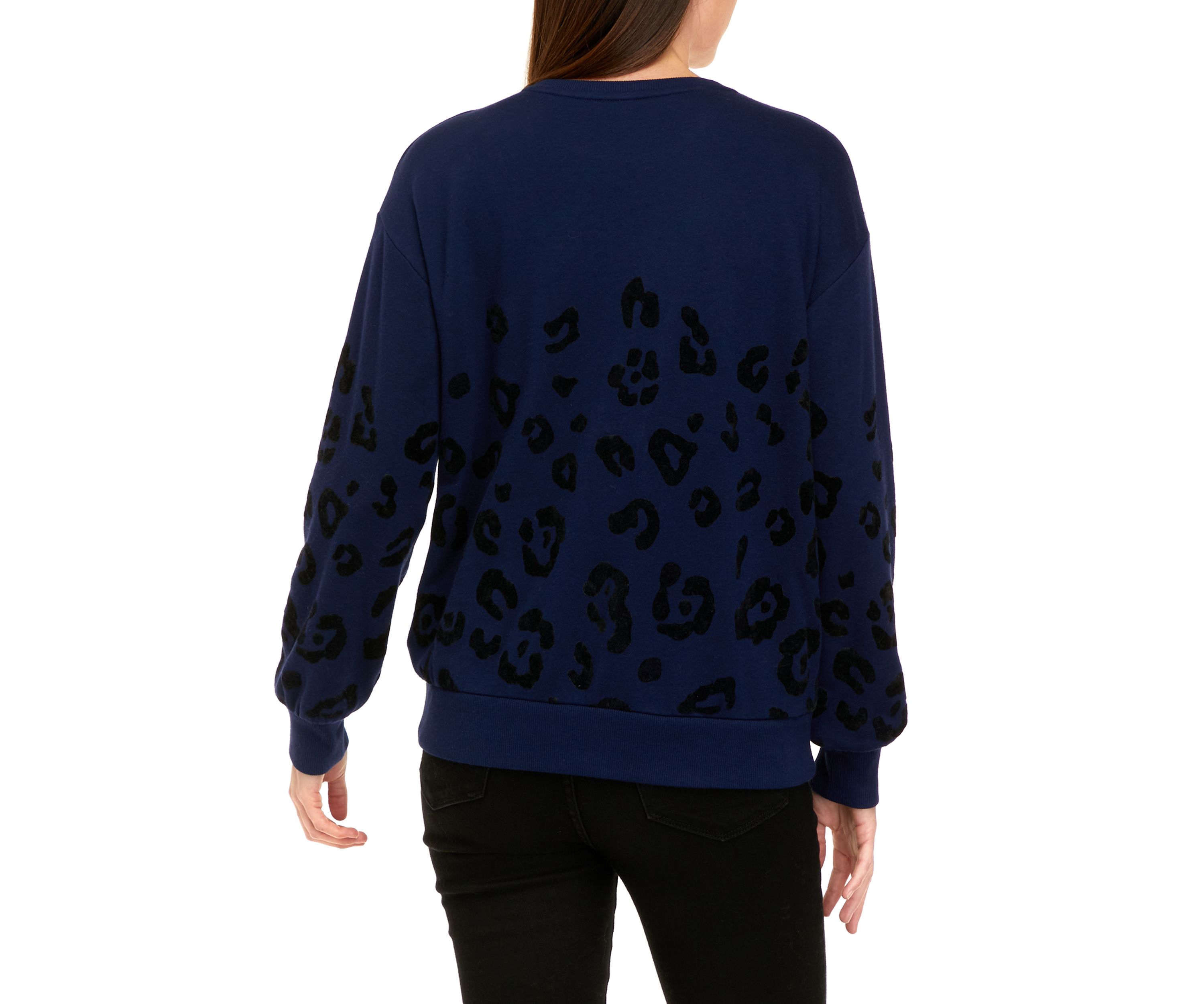 Womens Flocked Sweatshirt
