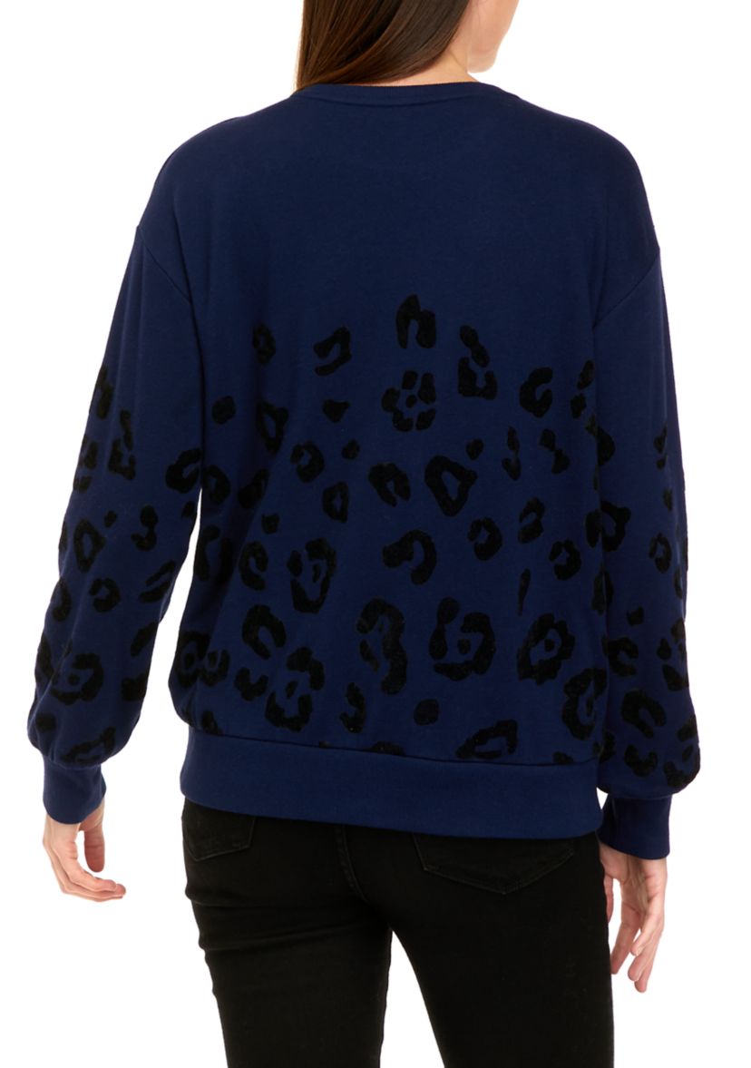 Womens Flocked Sweatshirt