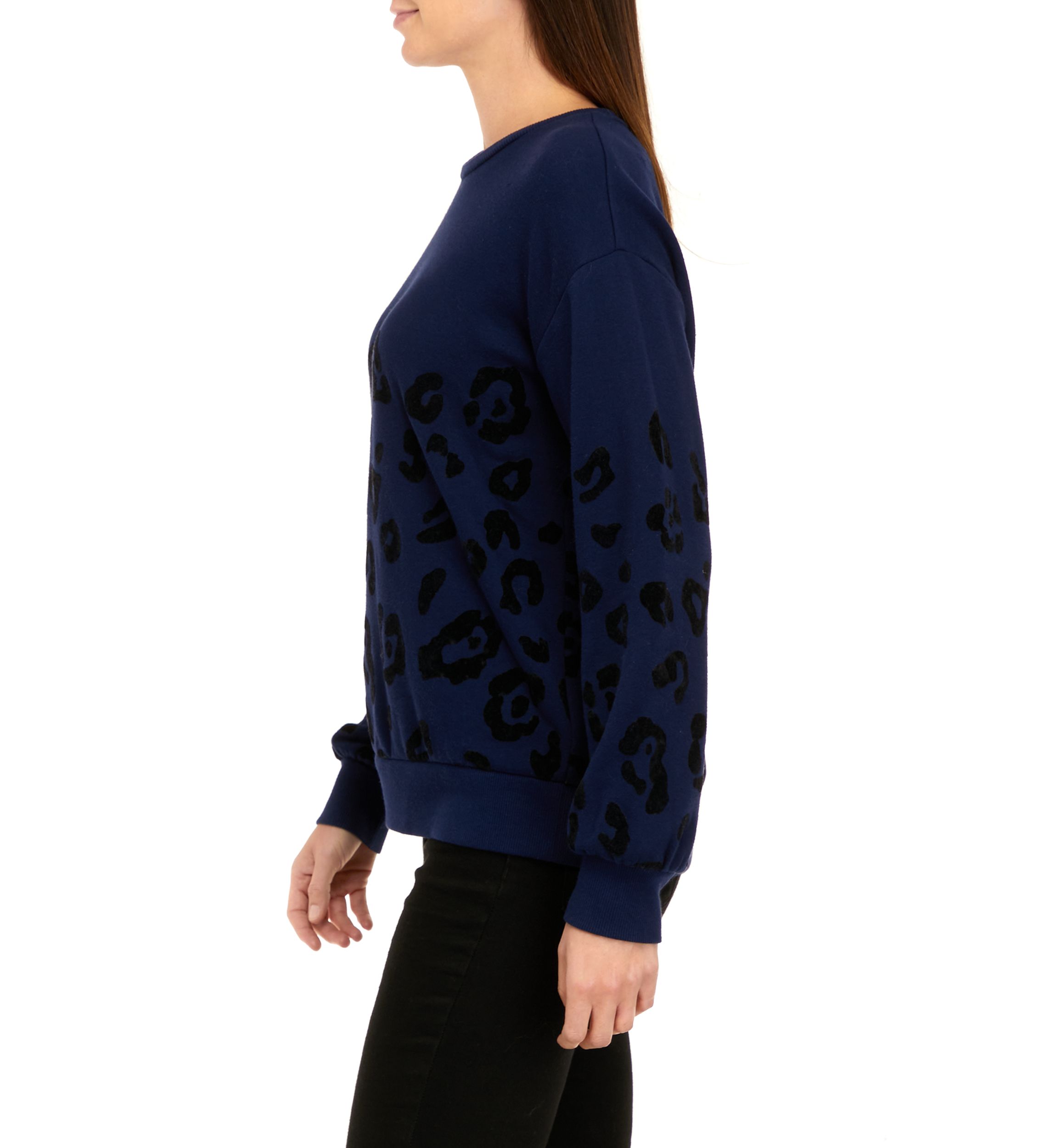 Womens Flocked Sweatshirt