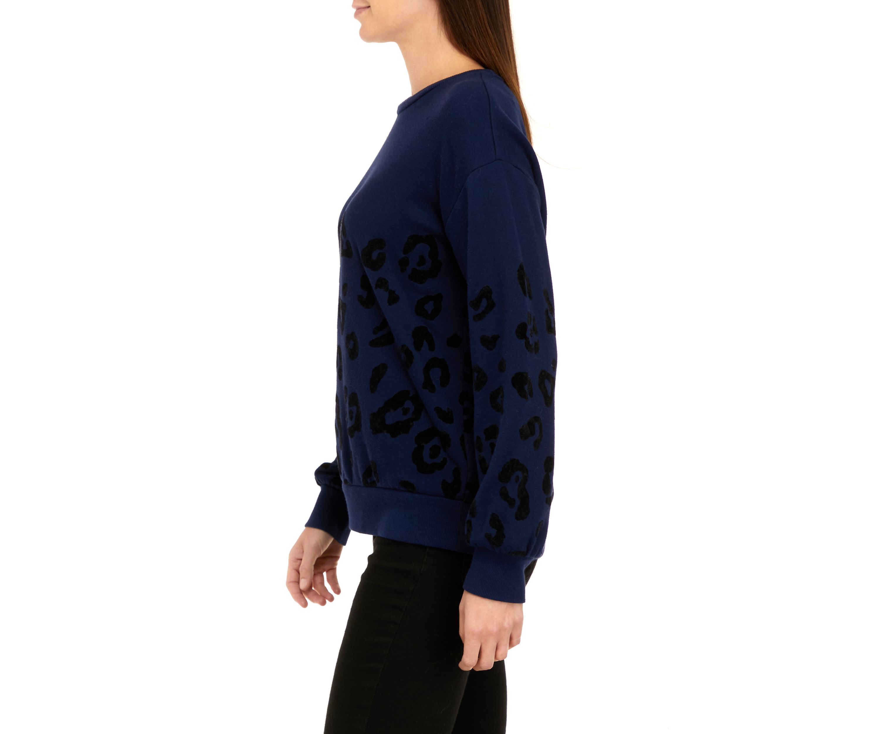 Womens Flocked Sweatshirt
