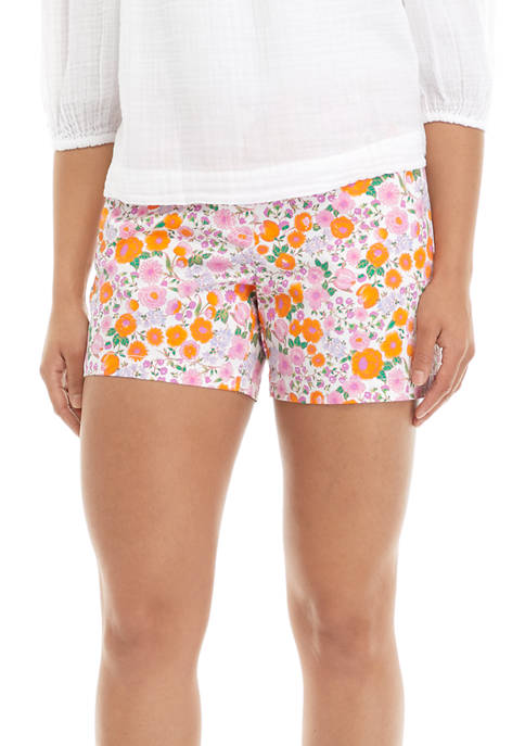 Crown & Ivy Women's Printed 5" Short (2 colors & 12, 14 & 16 size)